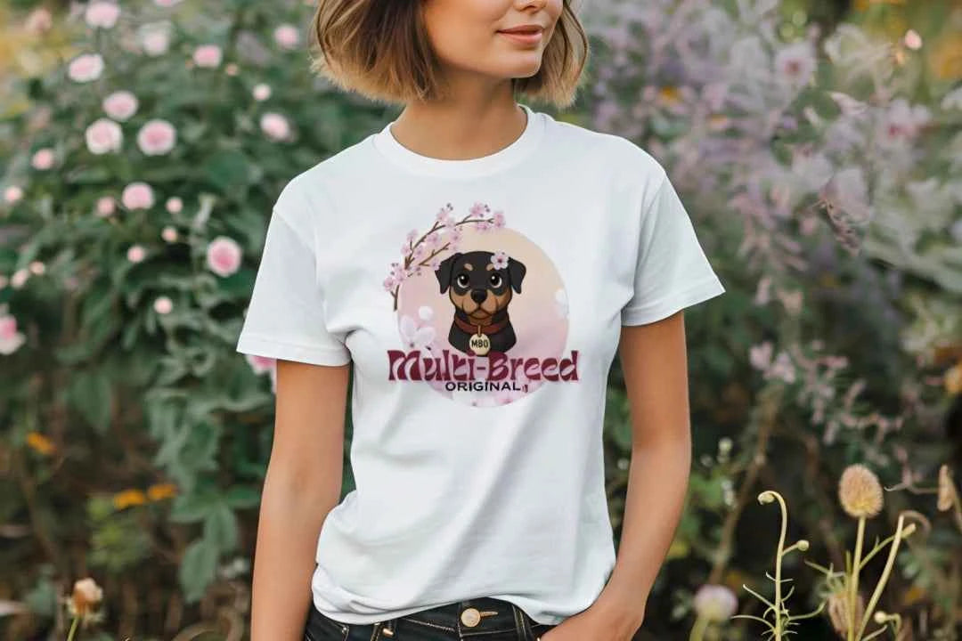 Women's Anime Dog Graphic Tee - Colorful Skater Vibe Shirt for Trendy Style