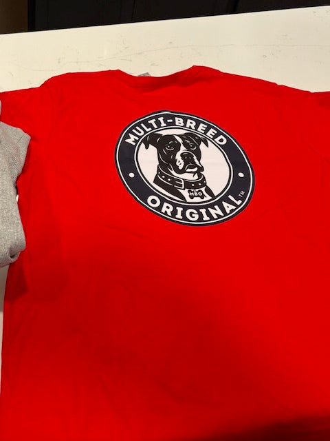 Men's Dog Graphic Tee - Big Dog Logo Design Shirt for Dog Lovers