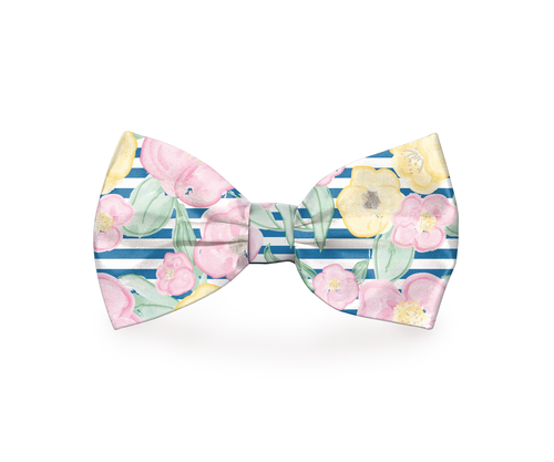 Preppy Pet Floral Dog Bow Tie for Stylish and Sophisticated Pups