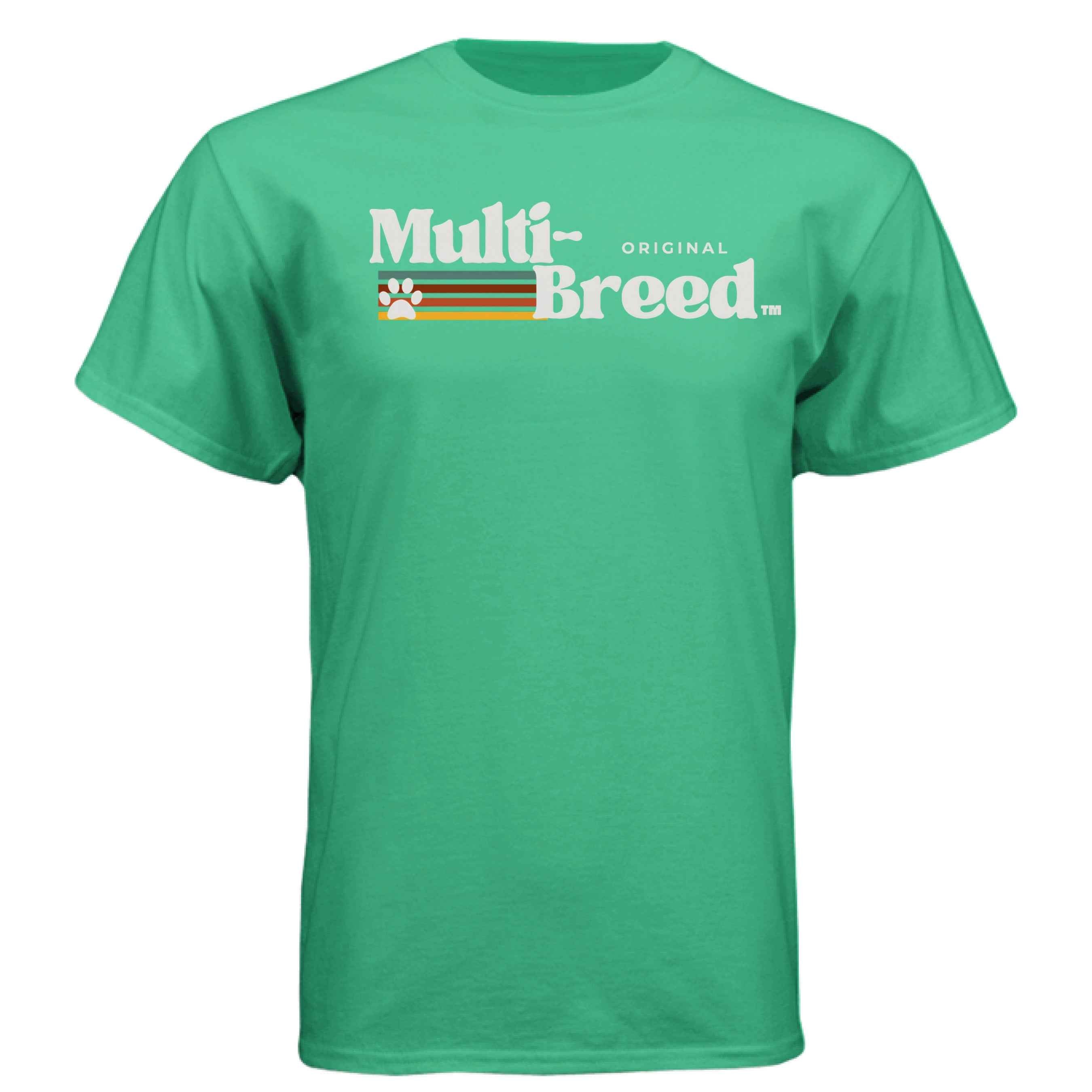 Men's Retro Dog Tee - Colorful Skater Vibe Shirt