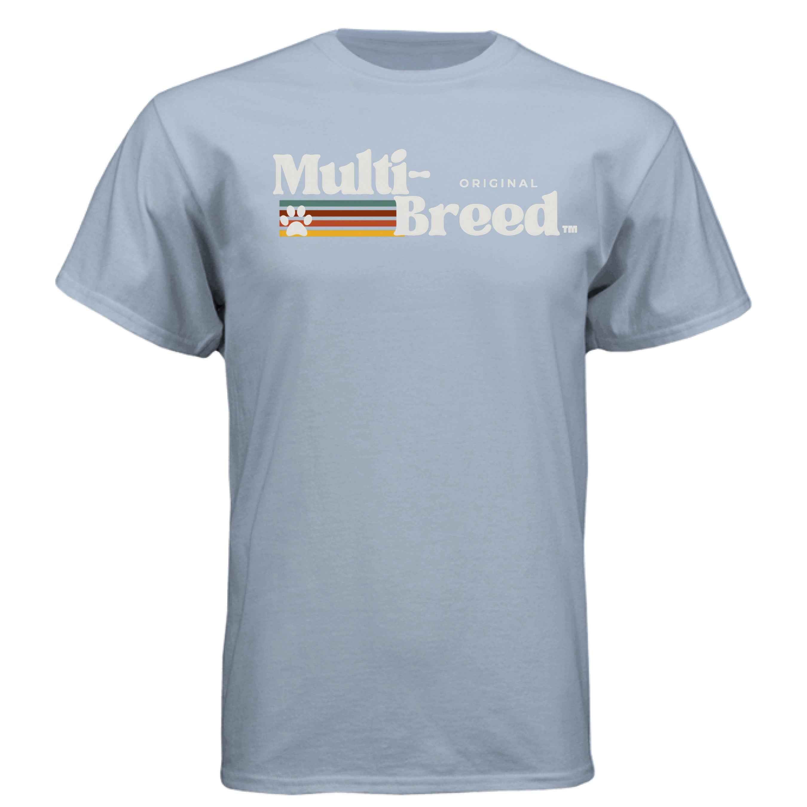 Men's Retro Dog Tee - Colorful Skater Vibe Shirt
