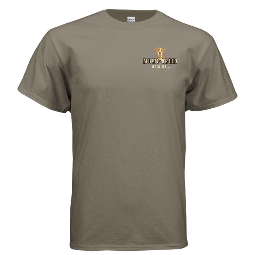 Men's Military Dog Tee - Patriotic Logo Design Shirt for Dog Lovers