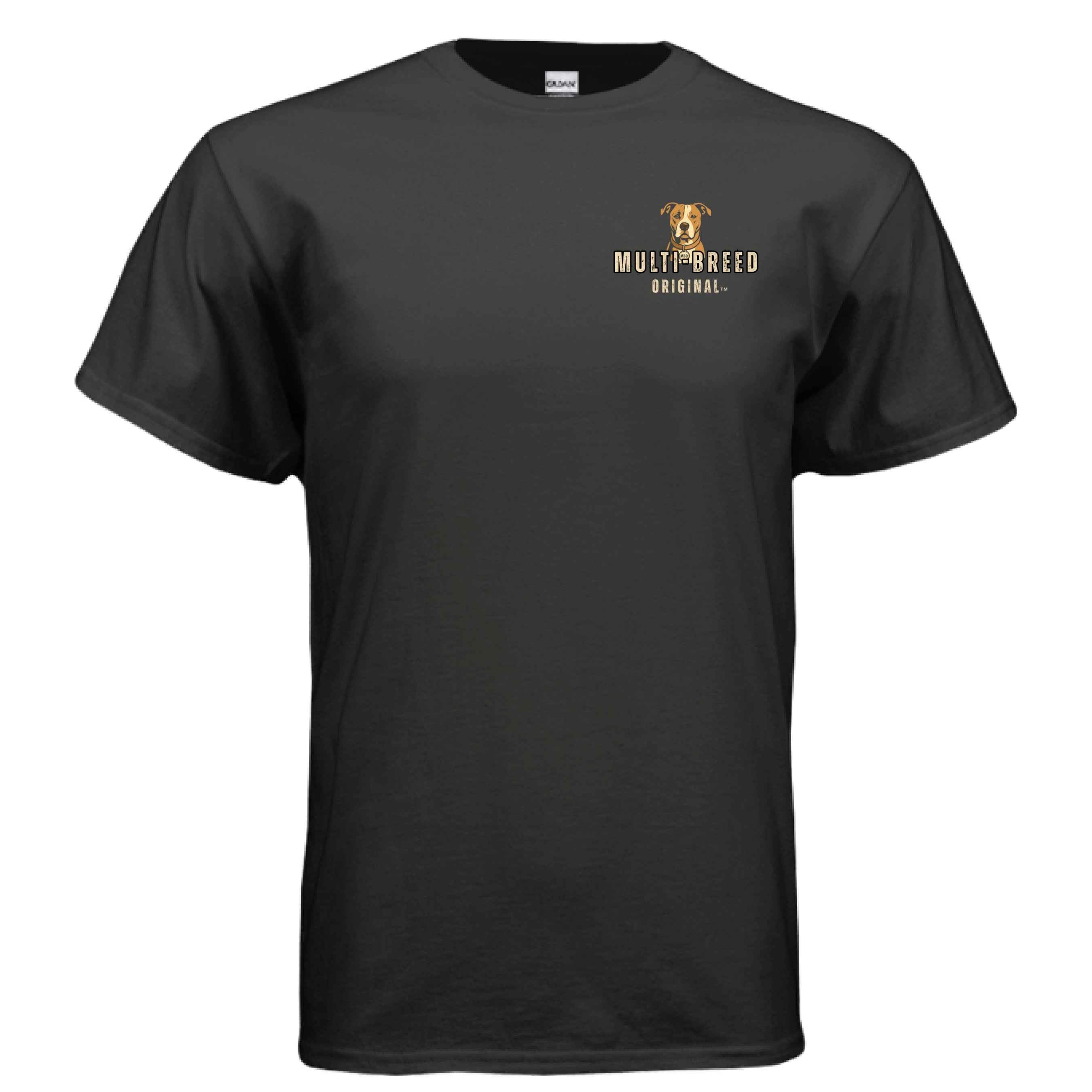 Men's Military Dog Tee - Patriotic Logo Design Shirt for Dog Lovers