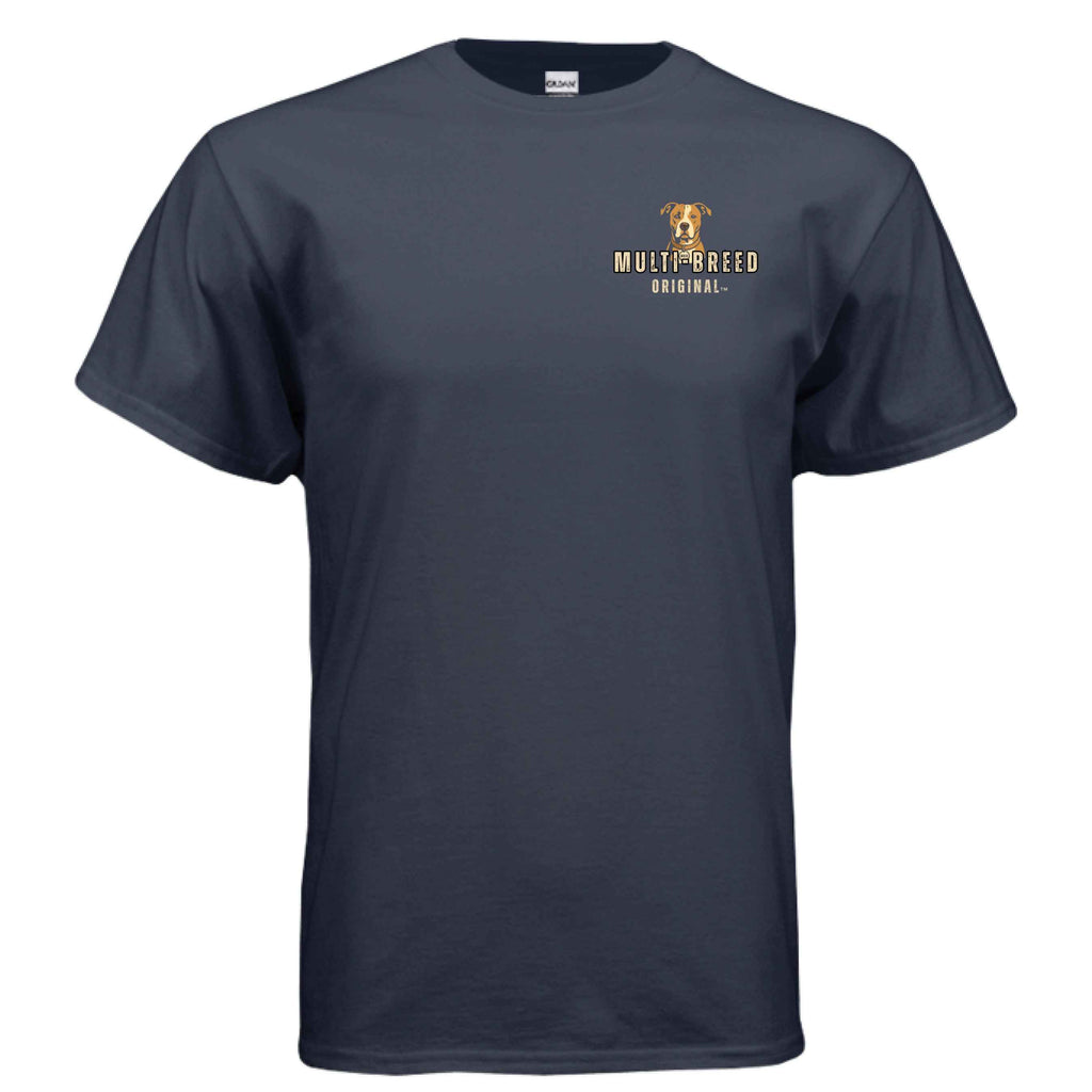 Men's Military Dog Tee - Patriotic Logo Design Shirt for Dog Lovers
