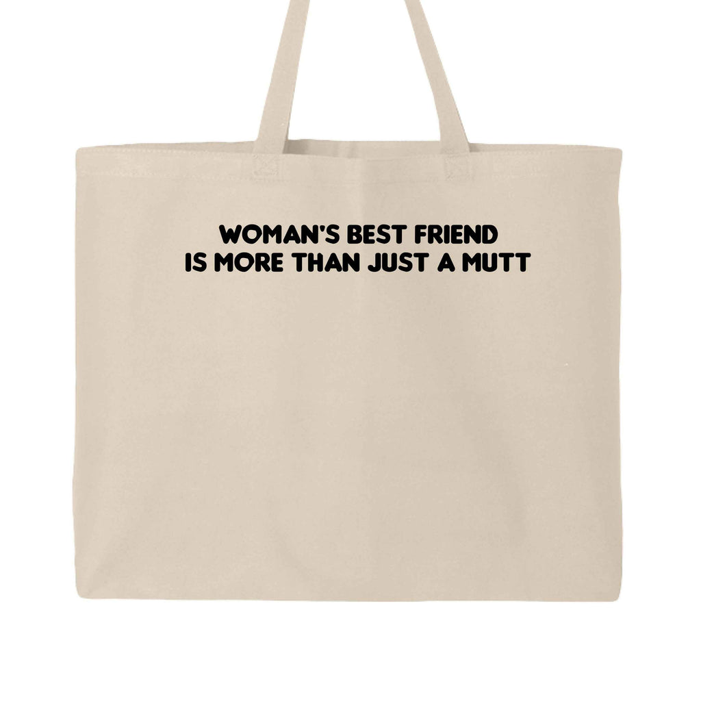 Women's Dog Lover Tote Bag - Retro Logo Paw Print Canvas Jumbo Tote for Pet Enthusiasts