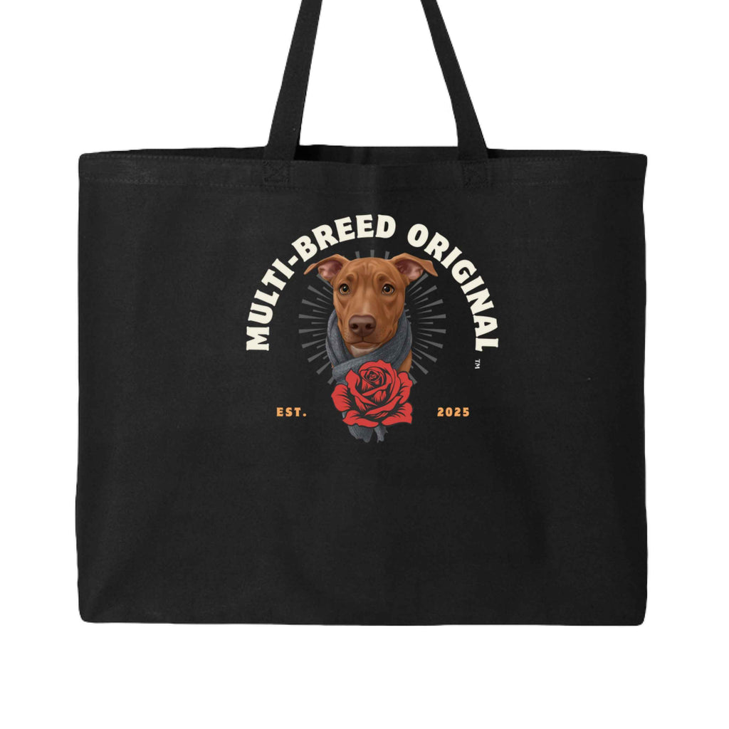 Women's Dog Lover Tote Bag - Retro Logo Paw Print Canvas Jumbo Tote for Pet Enthusiasts