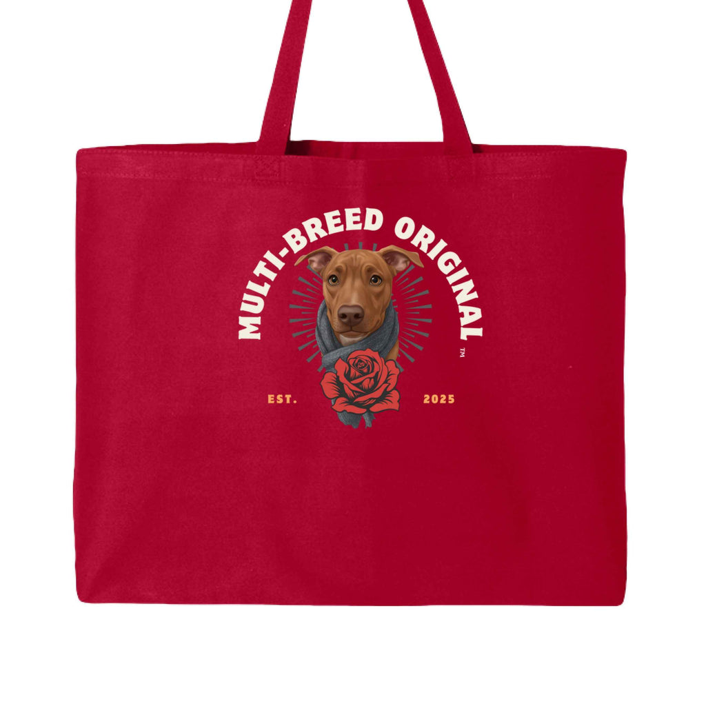 Women's Dog Lover Tote Bag - Retro Logo Paw Print Canvas Jumbo Tote for Pet Enthusiasts