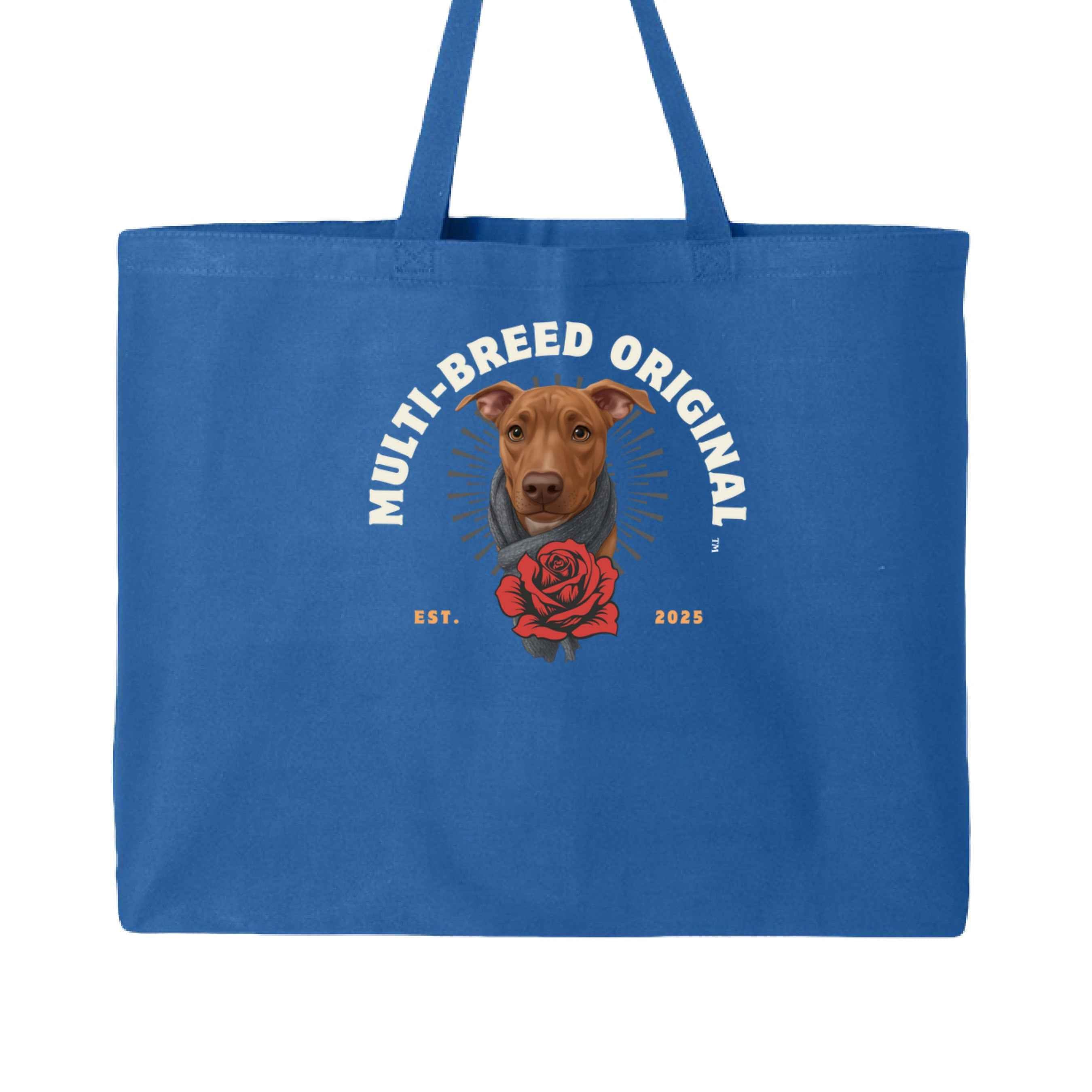 Women's Dog Lover Tote Bag - Retro Logo Paw Print Canvas Jumbo Tote for Pet Enthusiasts