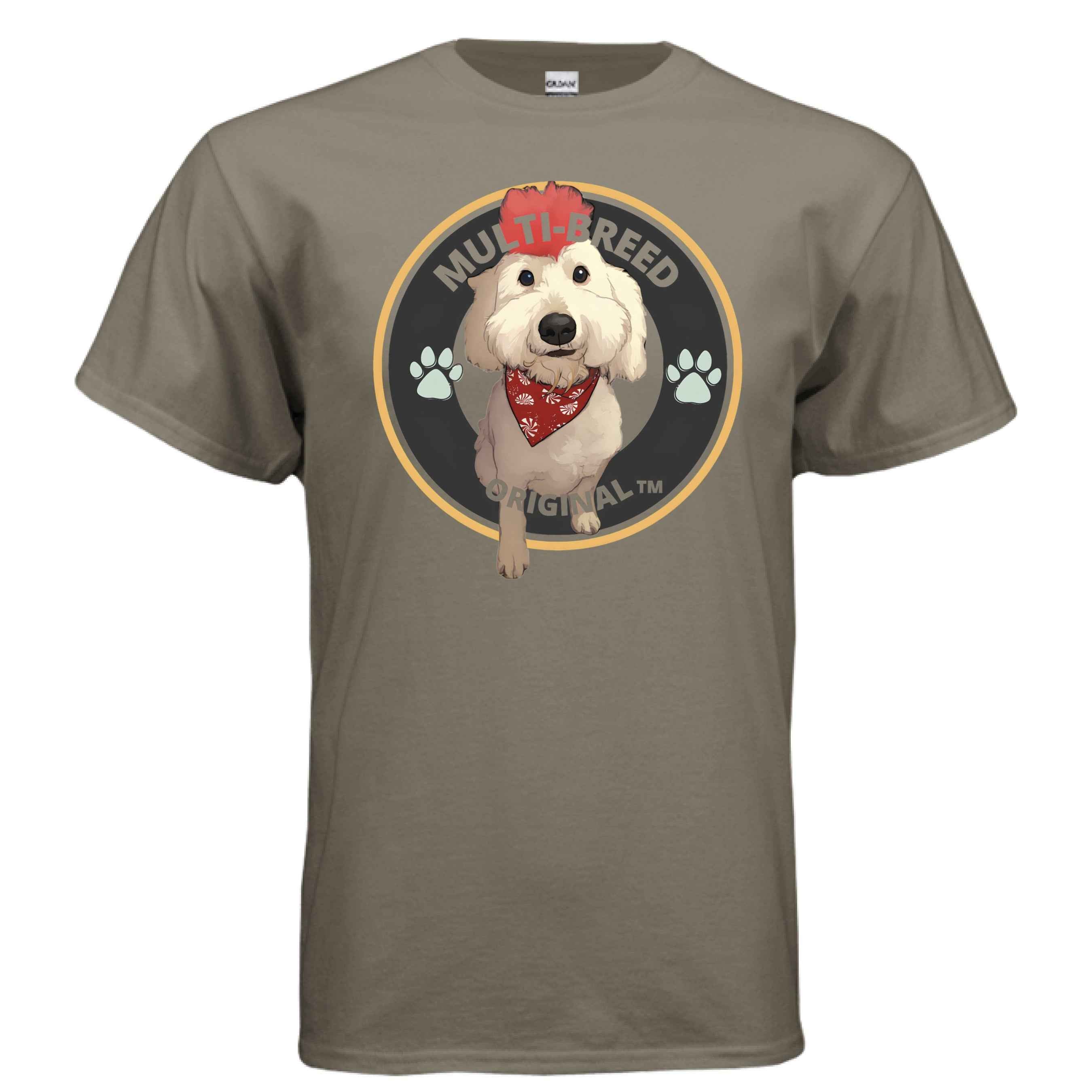 Men's Doodle-Mix Personalized Graphic Tee - Custom Dog Logo Design Shirt for Pet Lovers