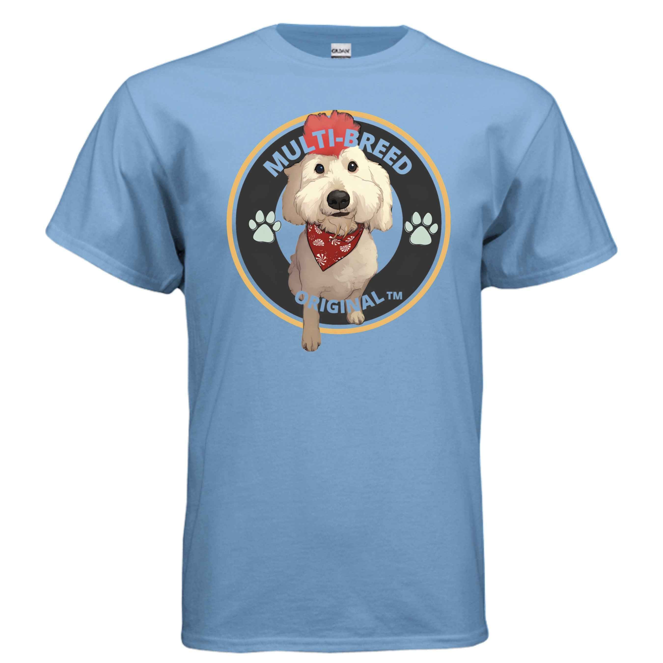 Men's Doodle-Mix Personalized Graphic Tee - Custom Dog Logo Design Shirt for Pet Lovers