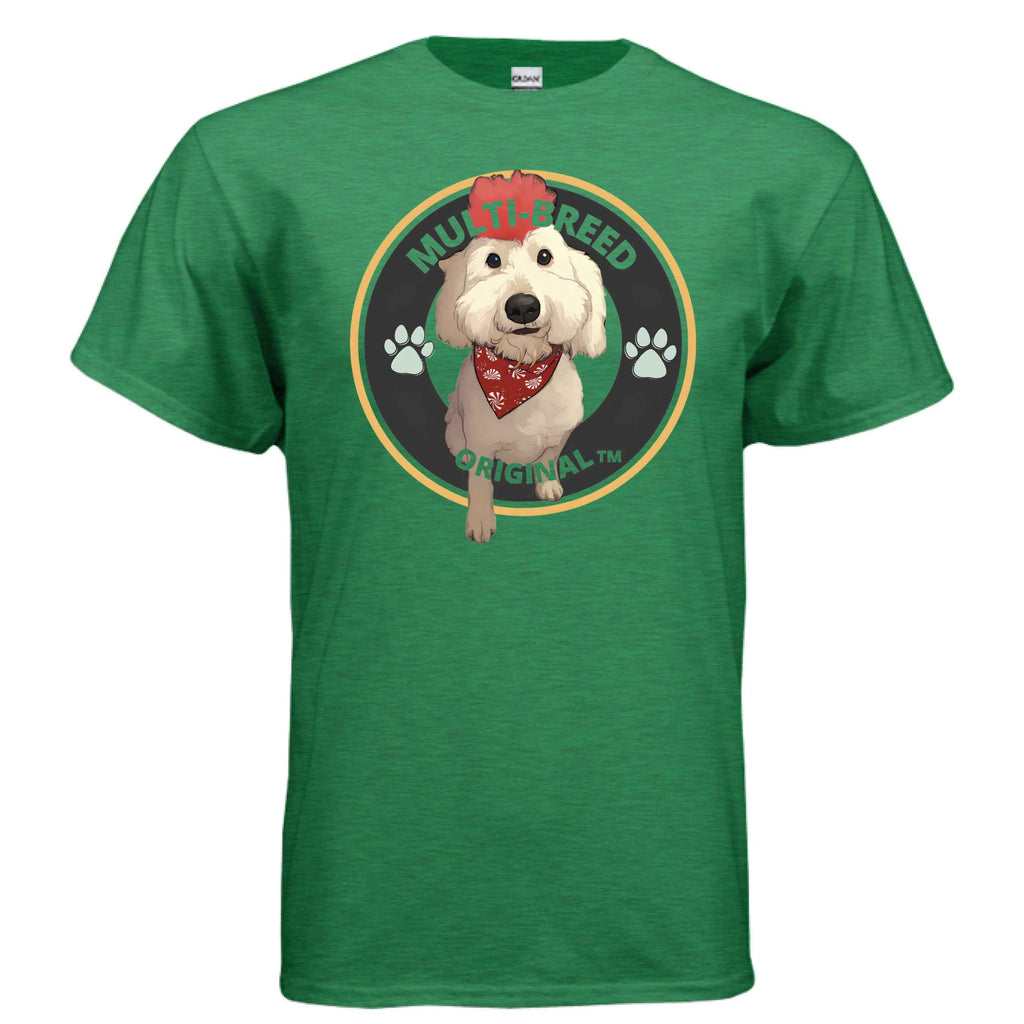 Men's Doodle-Mix Personalized Graphic Tee - Custom Dog Logo Design Shirt for Pet Lovers
