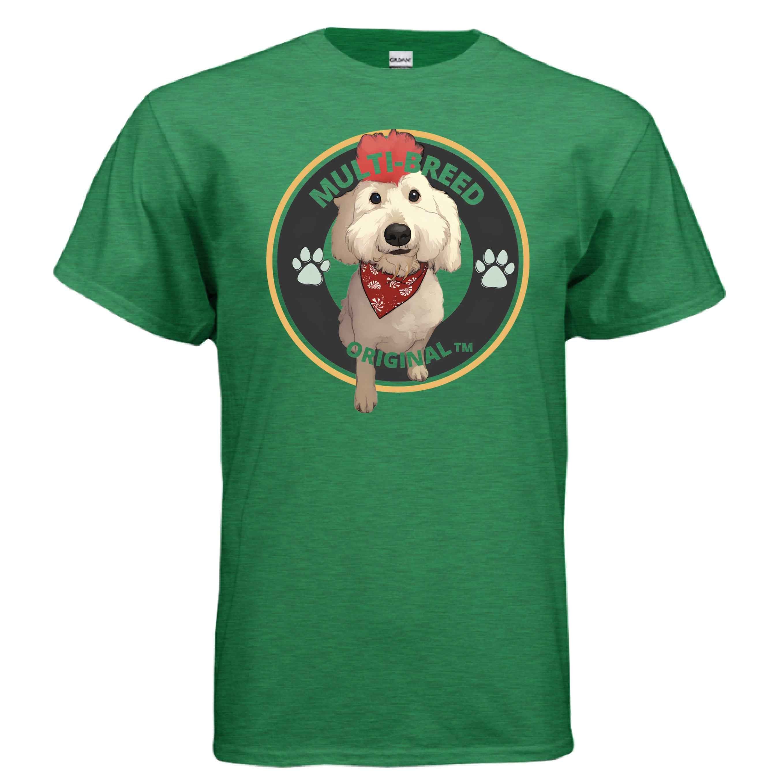 Men's Doodle-Mix Personalized Graphic Tee - Custom Dog Logo Design Shirt for Pet Lovers