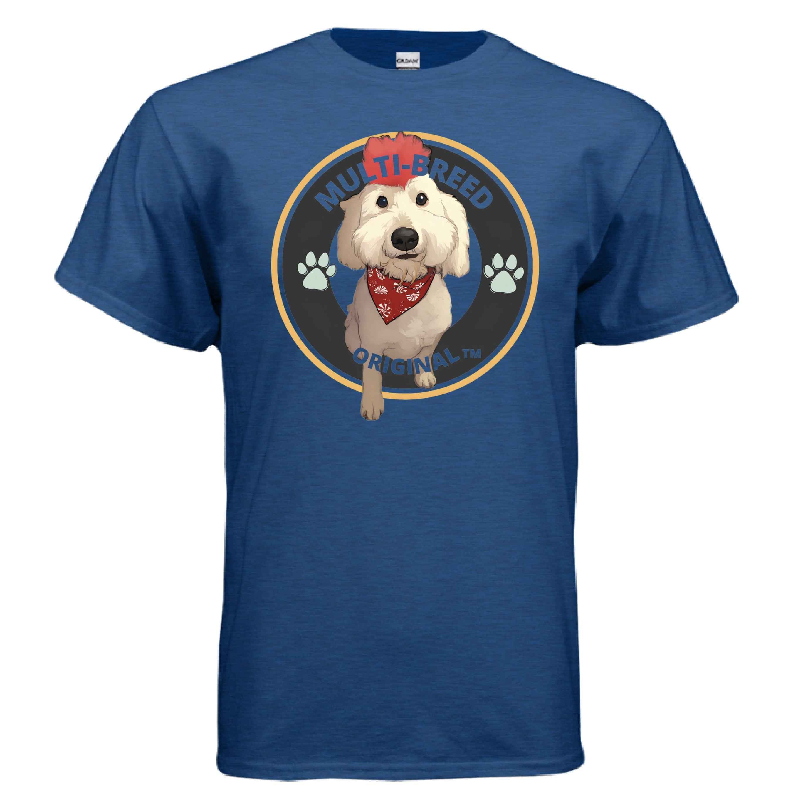 Men's Doodle-Mix Personalized Graphic Tee - Custom Dog Logo Design Shirt for Pet Lovers