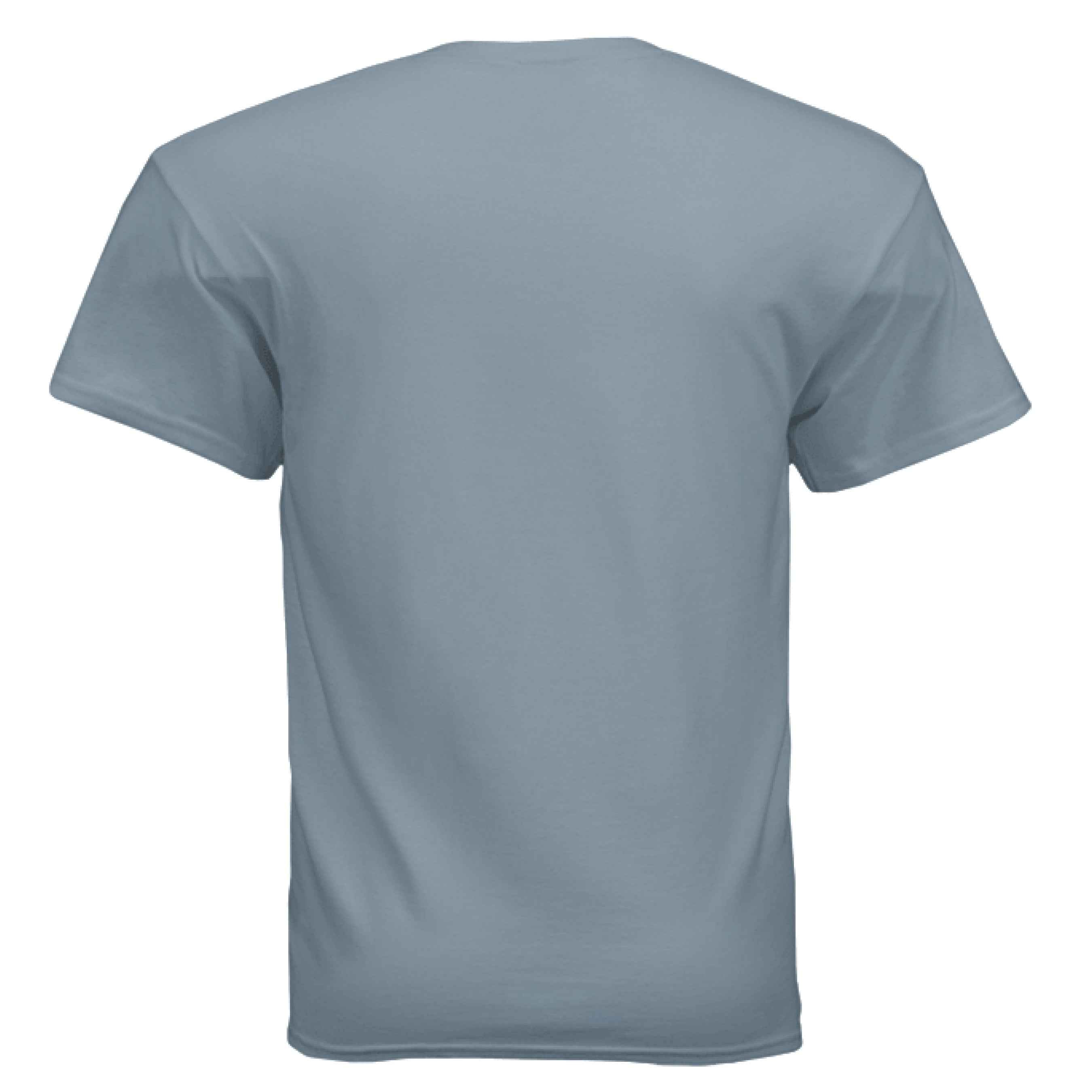 Men's Black Label Retro Graphic Tee - Colorful Dog Logo Design Shirt