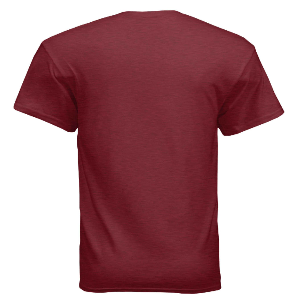 Men's Black Label Retro Graphic Tee - Colorful Dog Logo Design Shirt