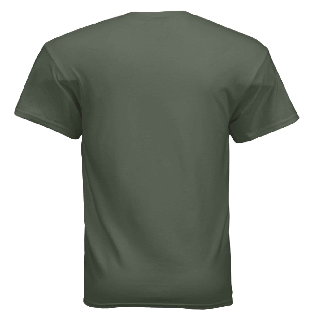 Men's Black Label Retro Graphic Tee - Colorful Dog Logo Design Shirt