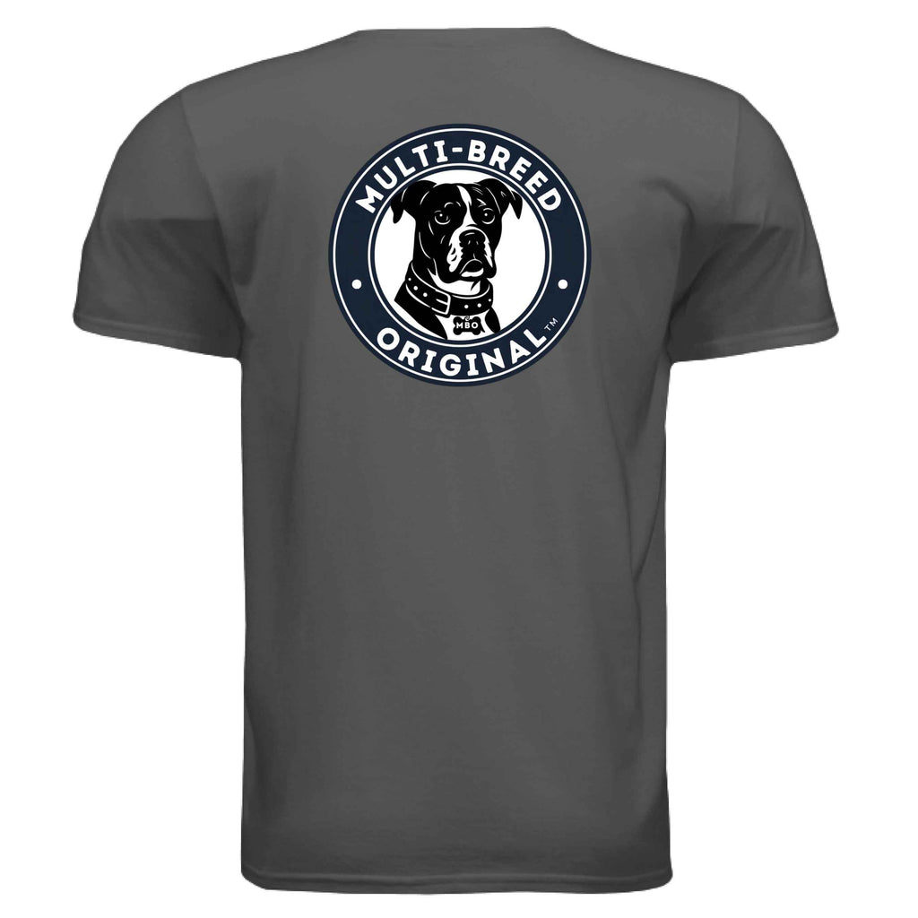 Men's Dog Graphic Tee - Big Dog Logo Design Shirt for Dog Lovers