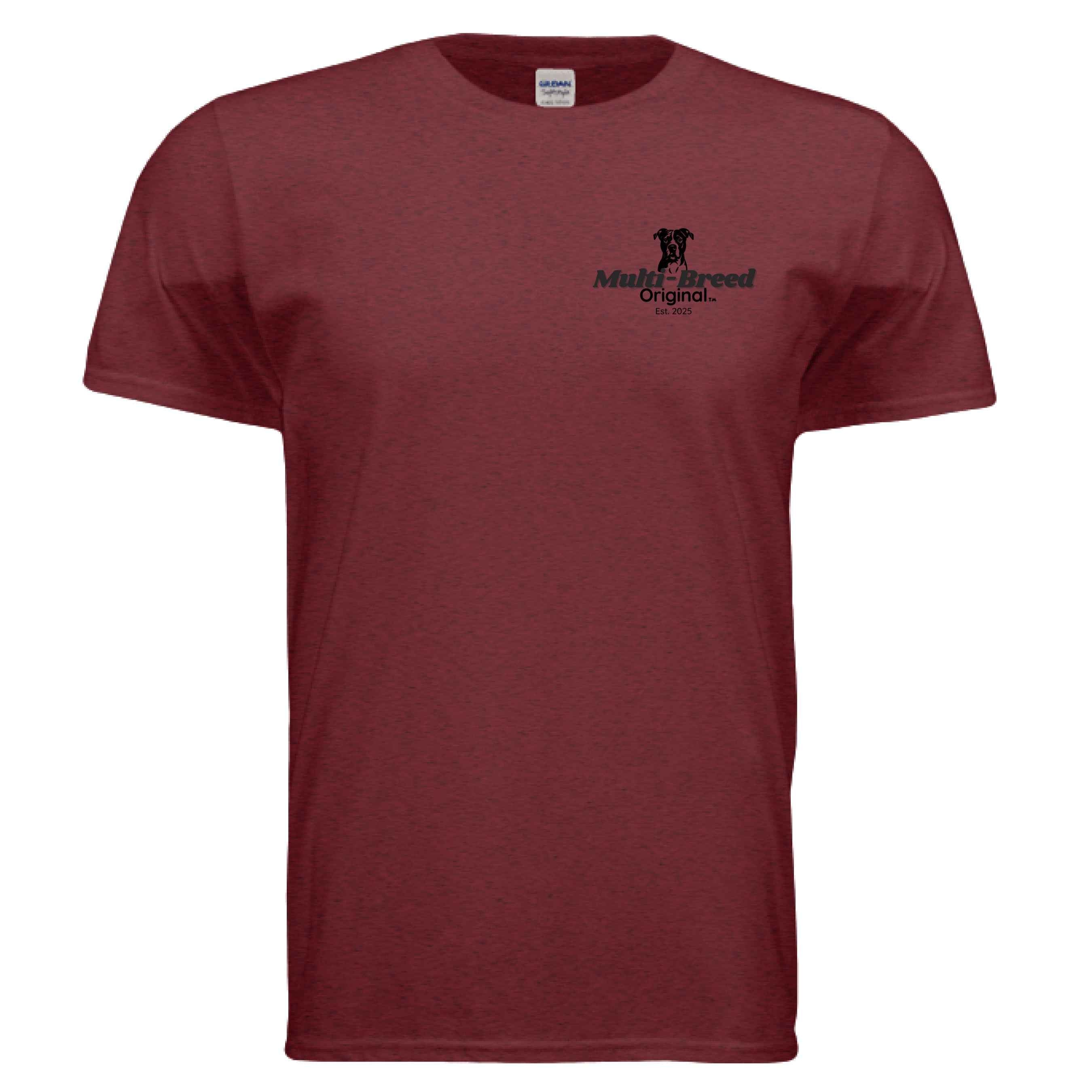 Men's Dog Graphic Tee - Big Dog Logo Design Shirt for Dog Lovers