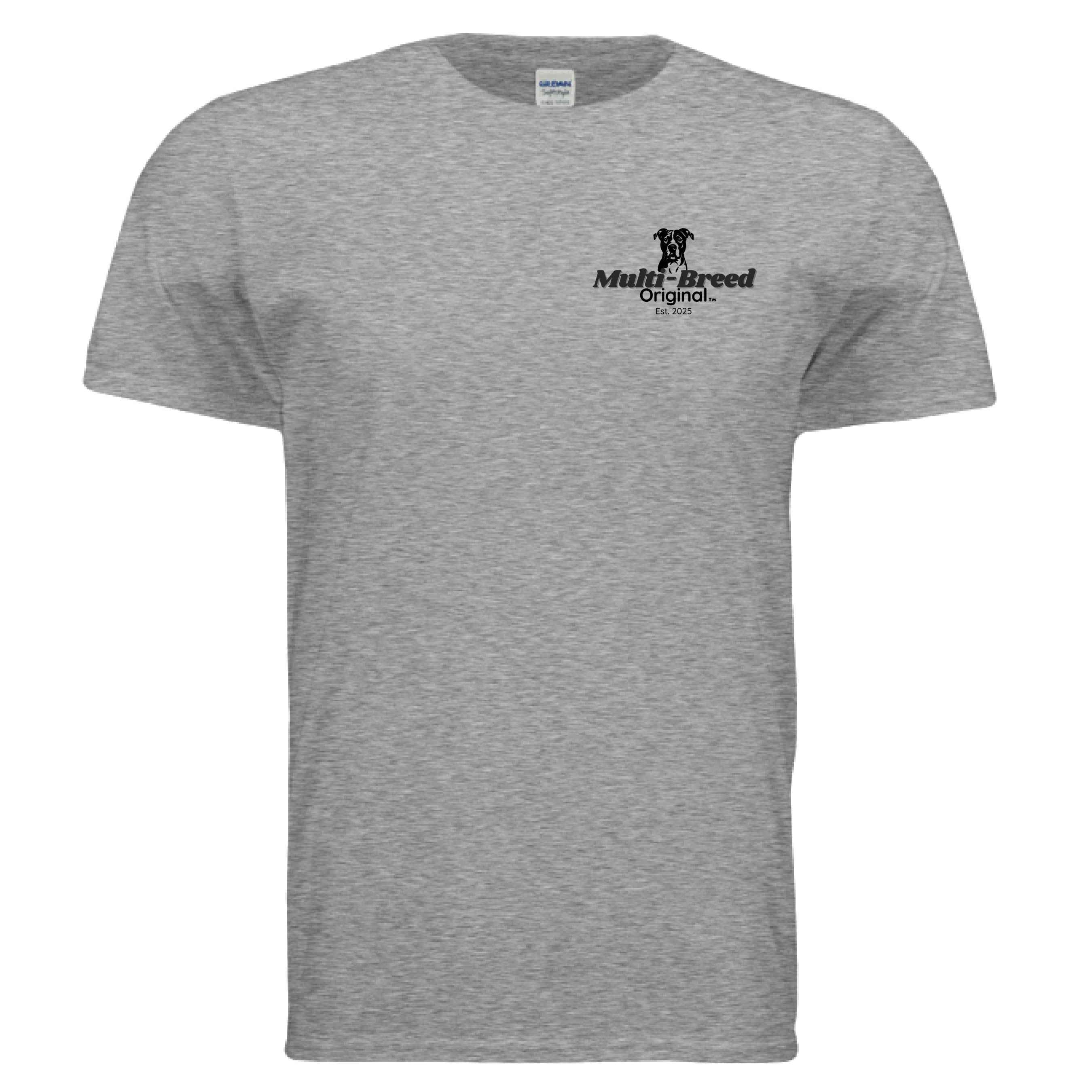 Men's Dog Graphic Tee - Big Dog Logo Design Shirt for Dog Lovers