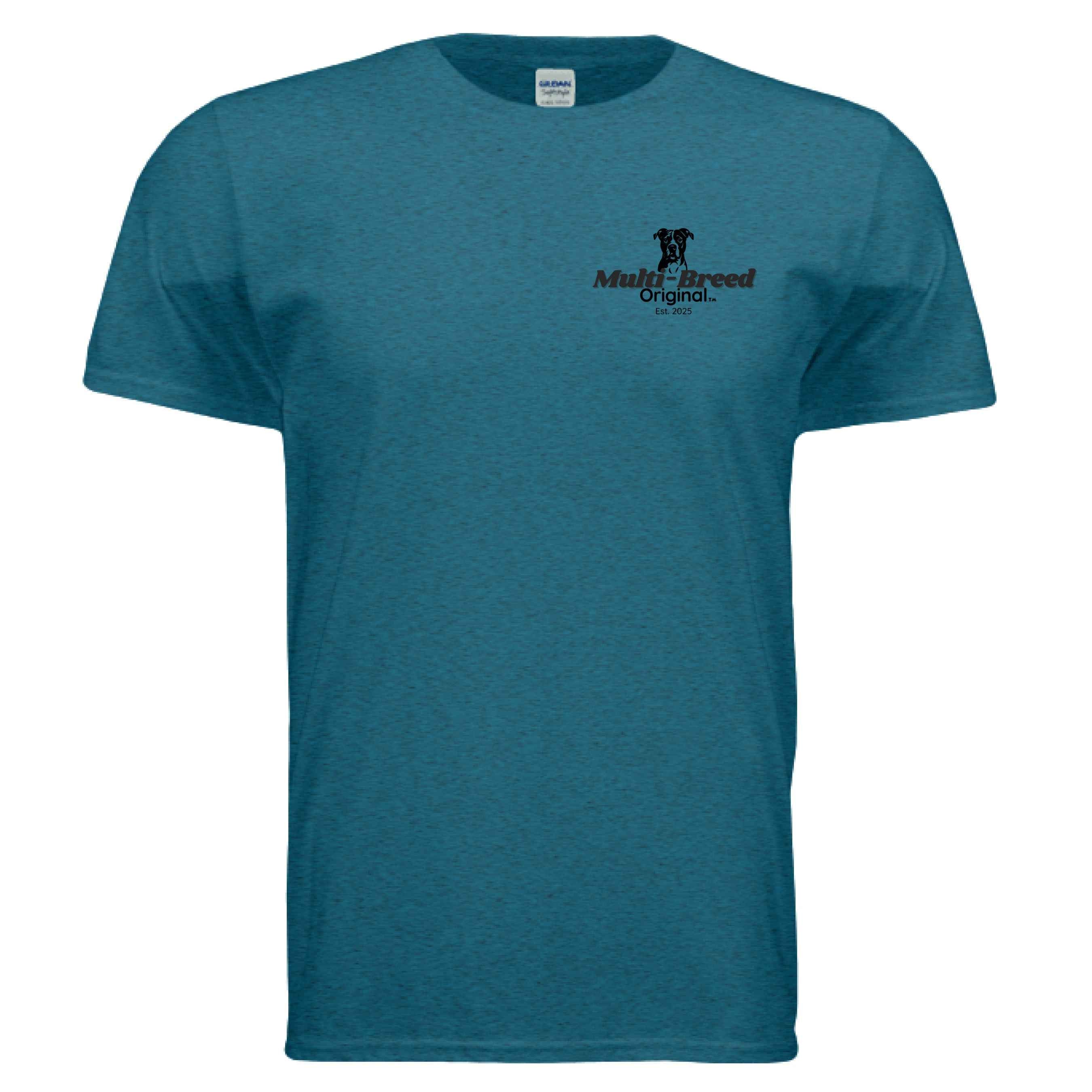 Men's Dog Graphic Tee - Big Dog Logo Design Shirt for Dog Lovers