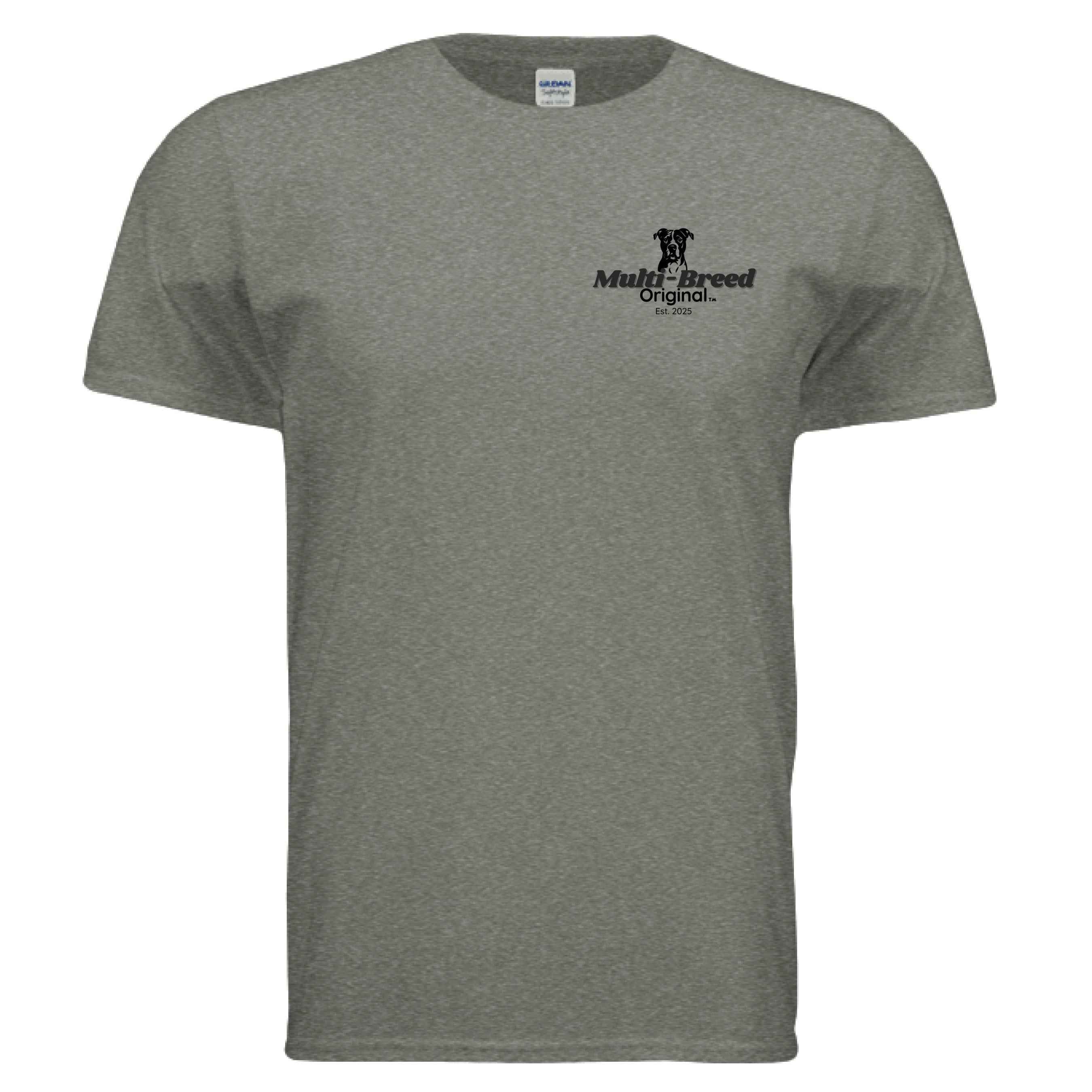 Men's Dog Graphic Tee - Big Dog Logo Design Shirt for Dog Lovers