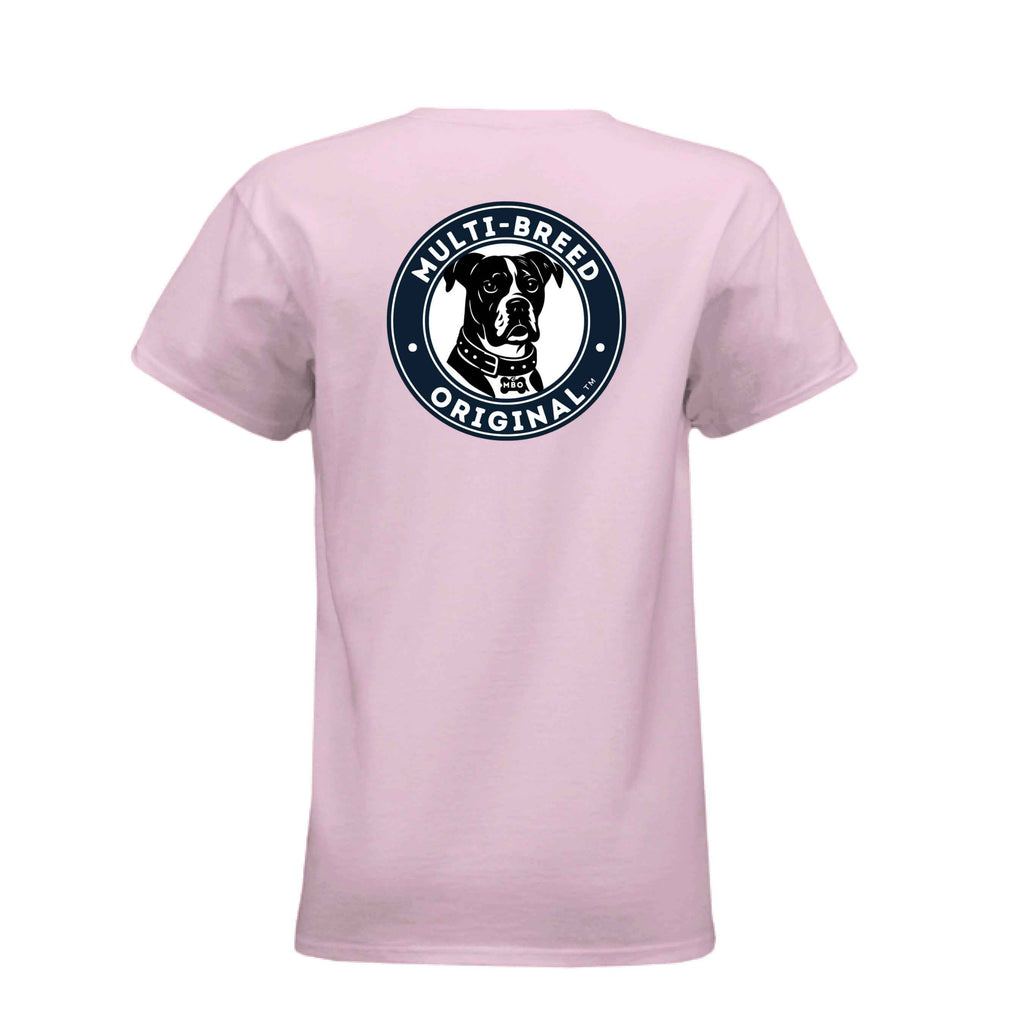 Womens Dog Lover Tee - Big Dog Graphic Design for Dog Enthusiasts