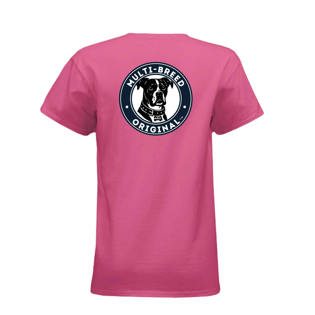 Womens Dog Lover Tee - Big Dog Graphic Design for Dog Enthusiasts