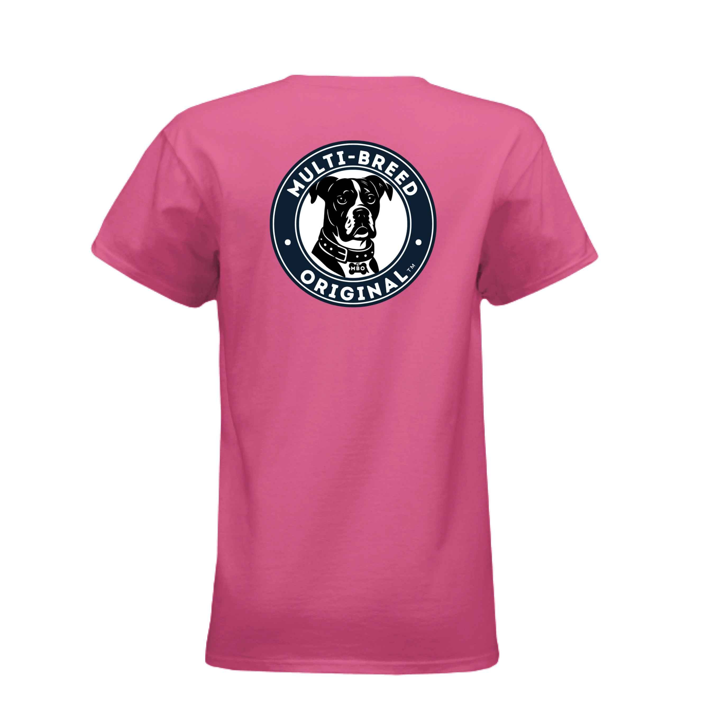 Womens Dog Lover Tee - Big Dog Graphic Design for Dog Enthusiasts