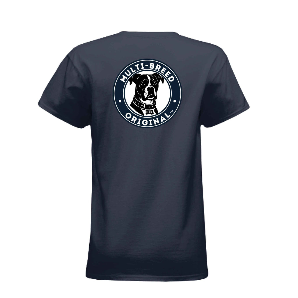 Womens Dog Lover Tee - Big Dog Graphic Design for Dog Enthusiasts