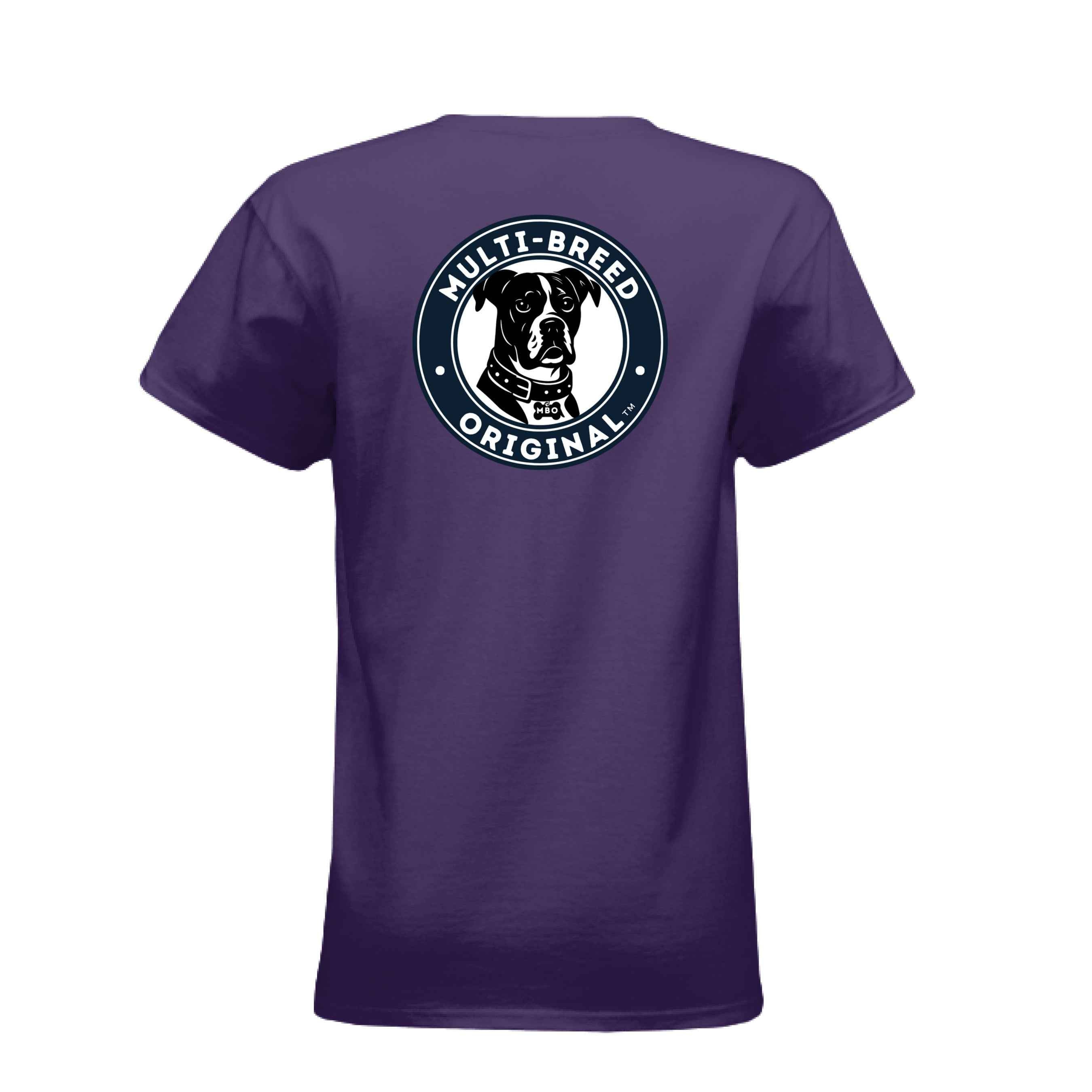 Womens Dog Lover Tee - Big Dog Graphic Design for Dog Enthusiasts