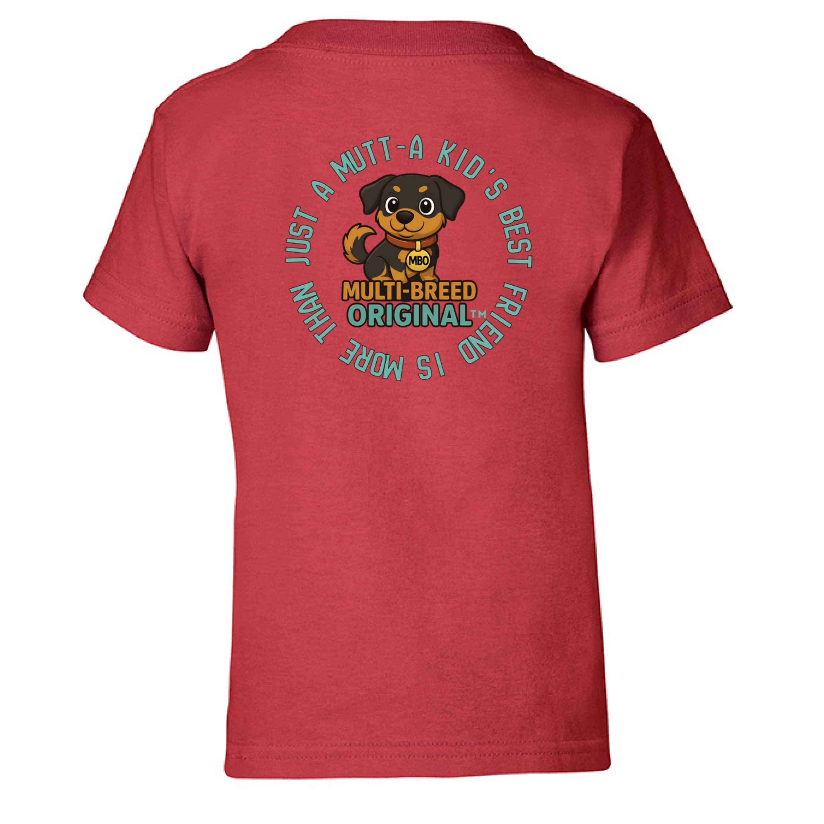 Kids Dog Love Shirt - Toddler Tee for Little Dog Lovers