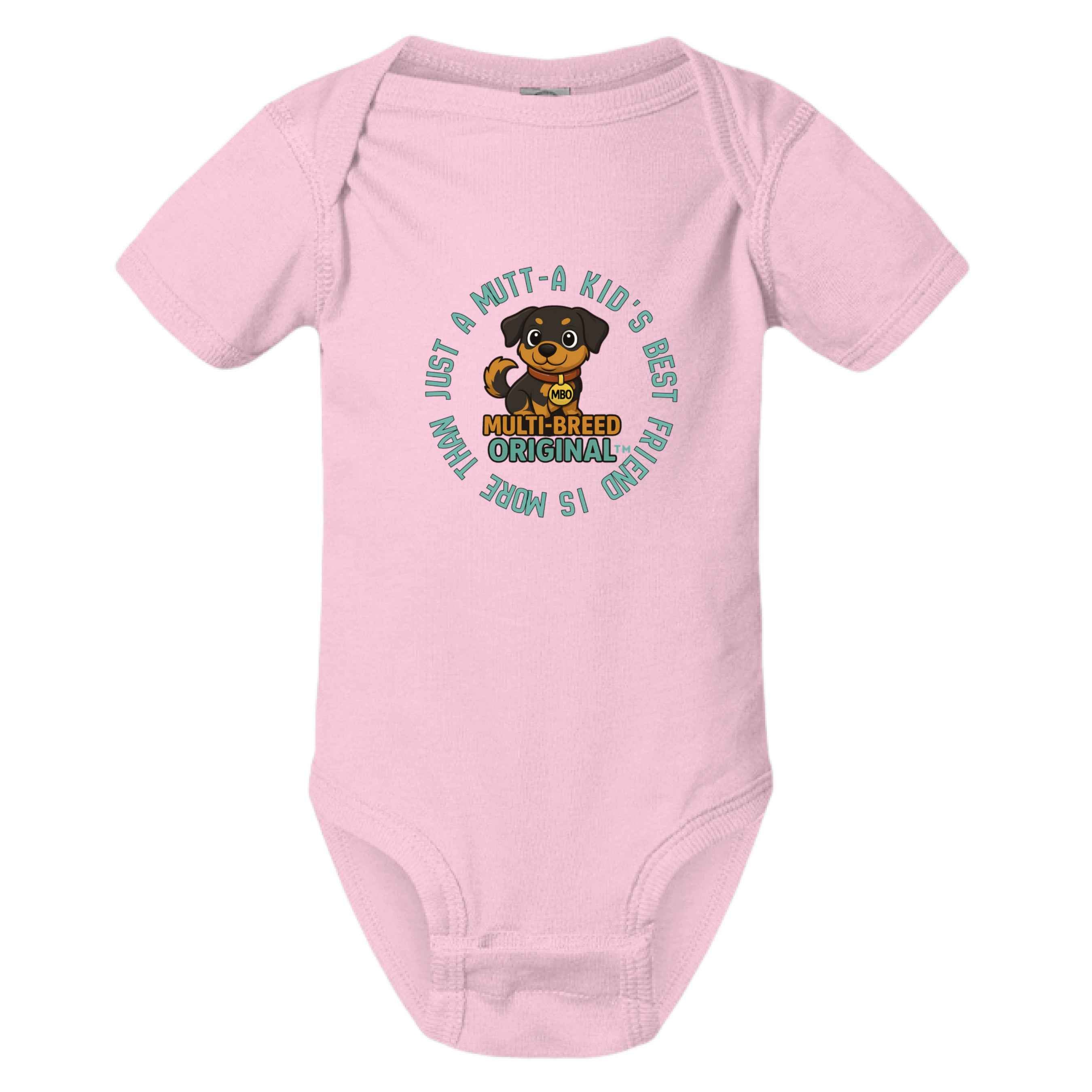Baby Dog Love Onesie - Adorable Infant Graphic Print Bodysuit for Dog Lovers