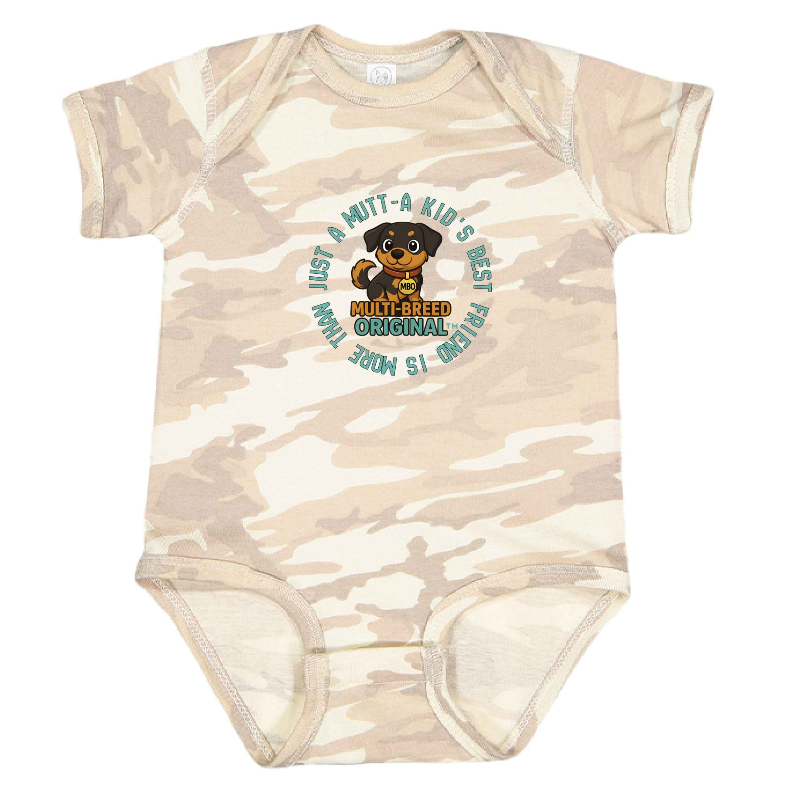 Baby Dog Love Onesie - Adorable Infant Graphic Print Bodysuit for Dog Lovers