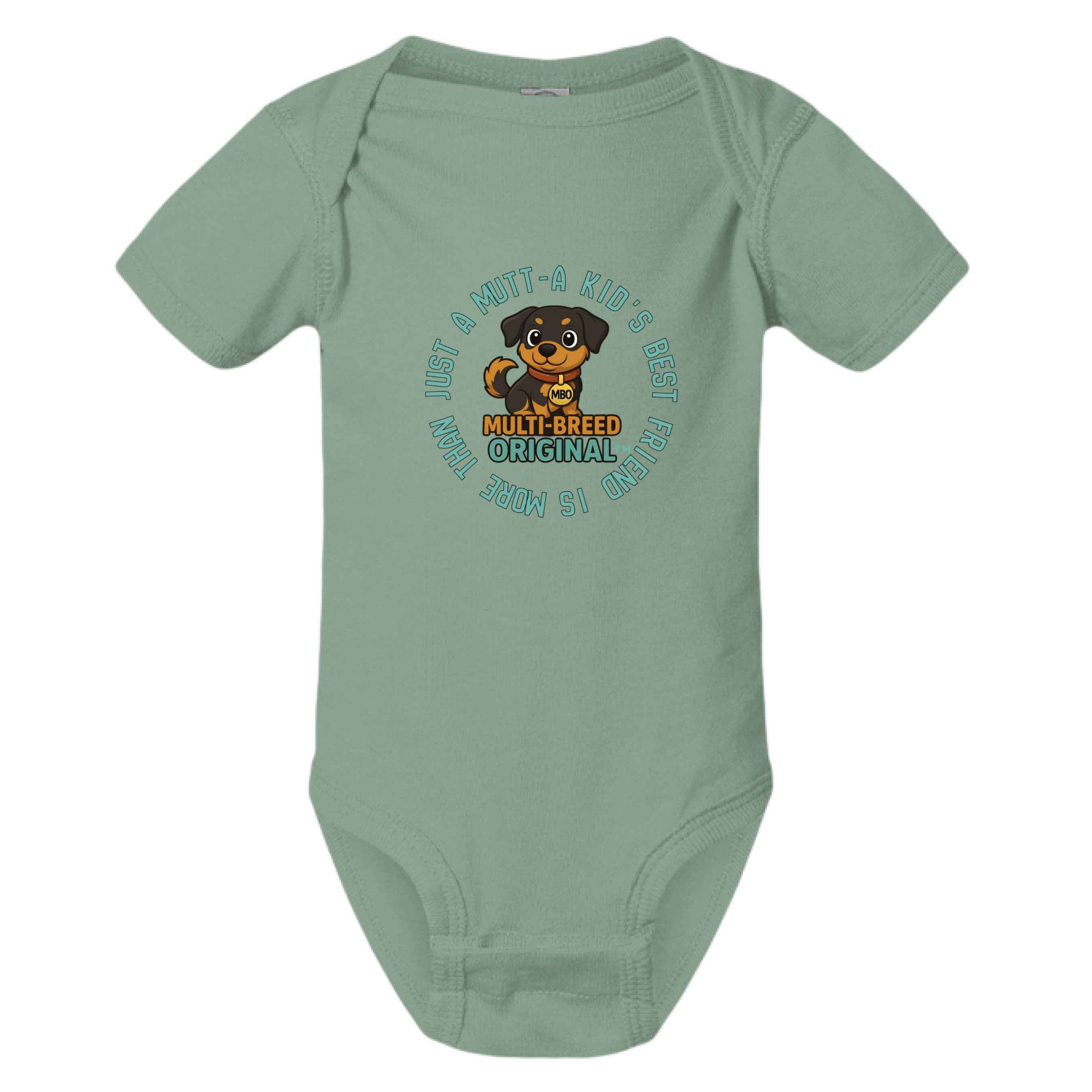 Baby Dog Love Onesie - Adorable Infant Graphic Print Bodysuit for Dog Lovers