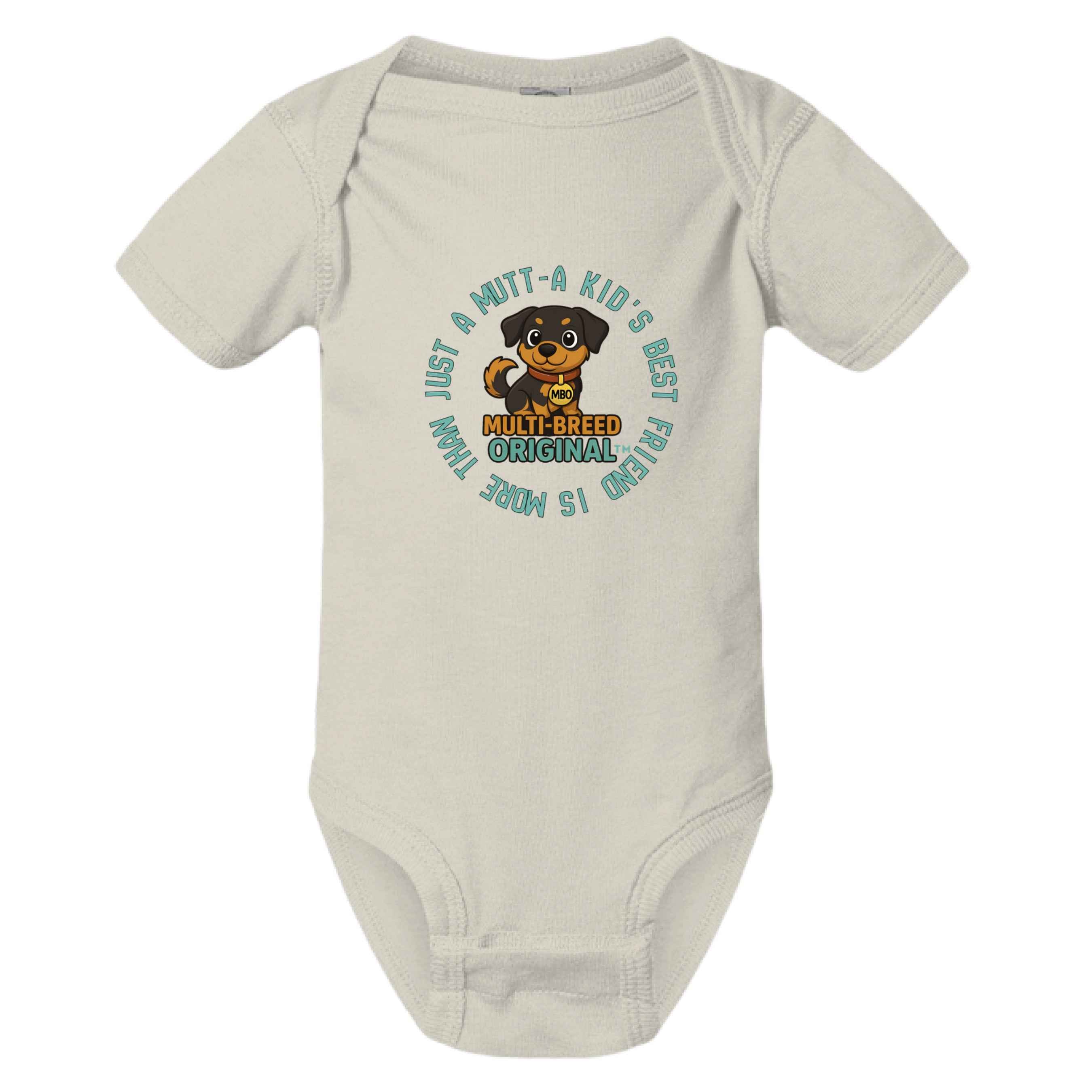 Baby Dog Love Onesie - Adorable Infant Graphic Print Bodysuit for Dog Lovers
