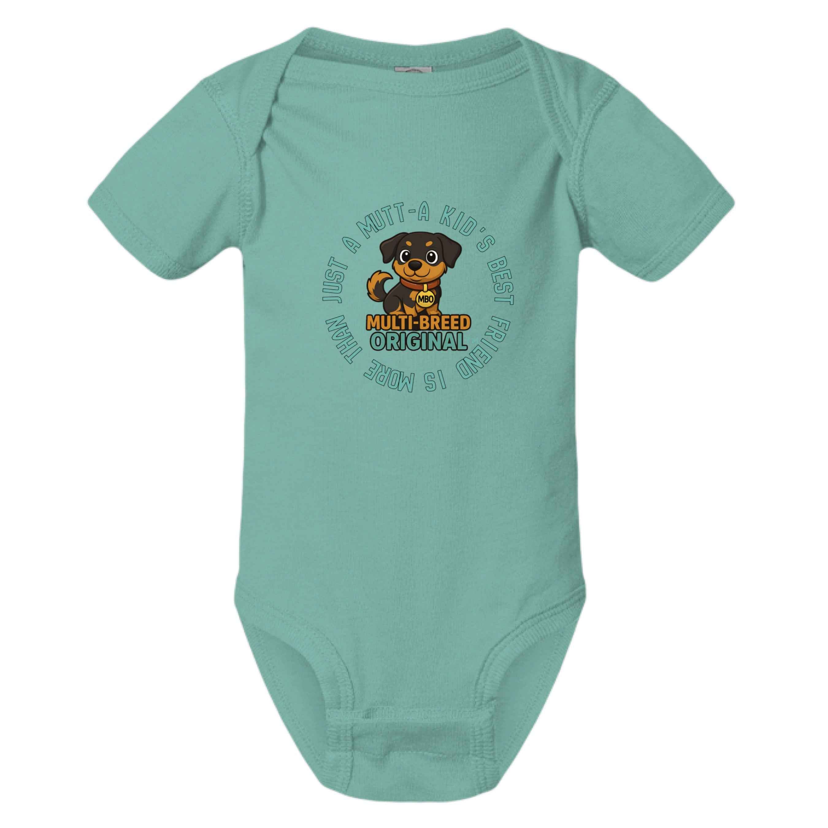Baby Dog Love Onesie - Adorable Infant Graphic Print Bodysuit for Dog Lovers