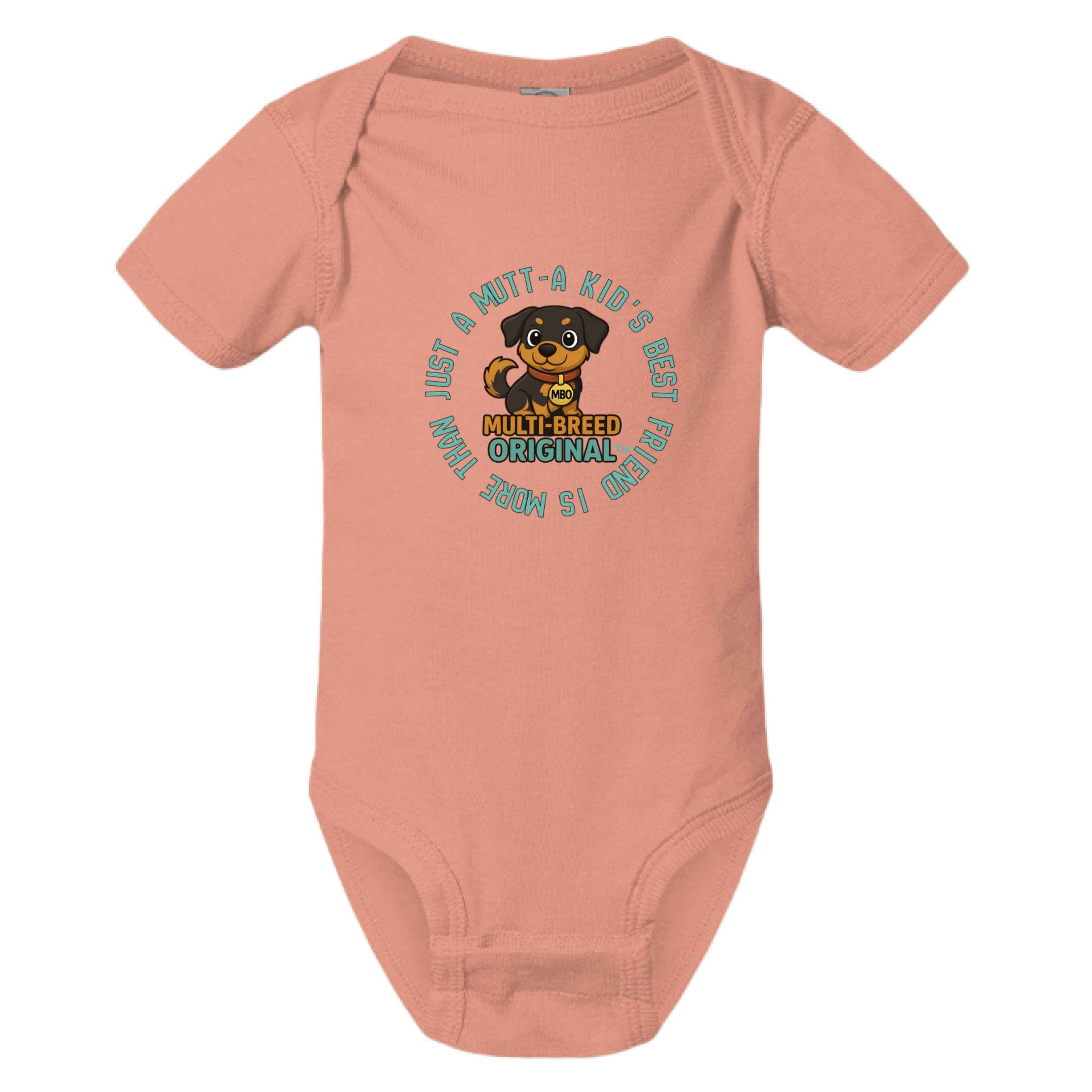 Baby Dog Love Onesie - Adorable Infant Graphic Print Bodysuit for Dog Lovers