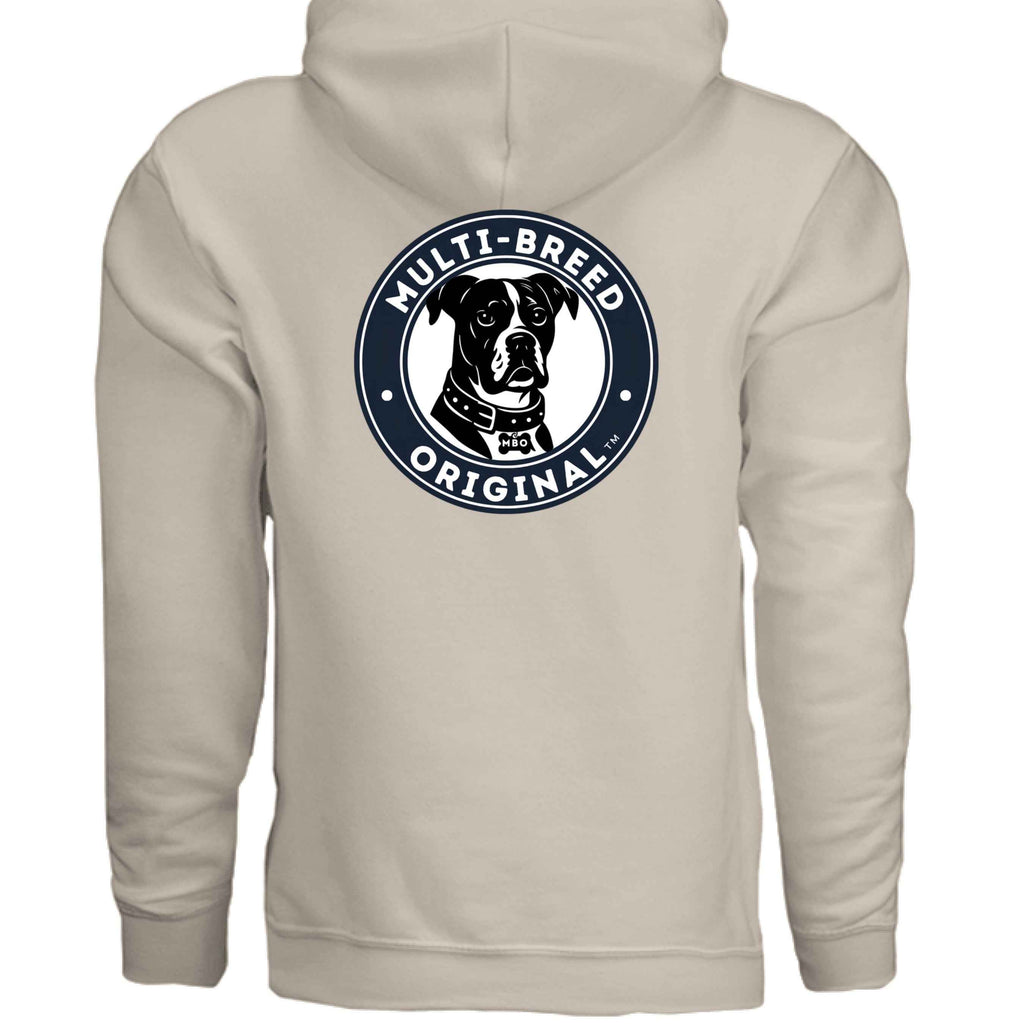 Men's Dog Hoodie - Cozy Fleece Graphic Print Sweatshirt for Dog Lovers