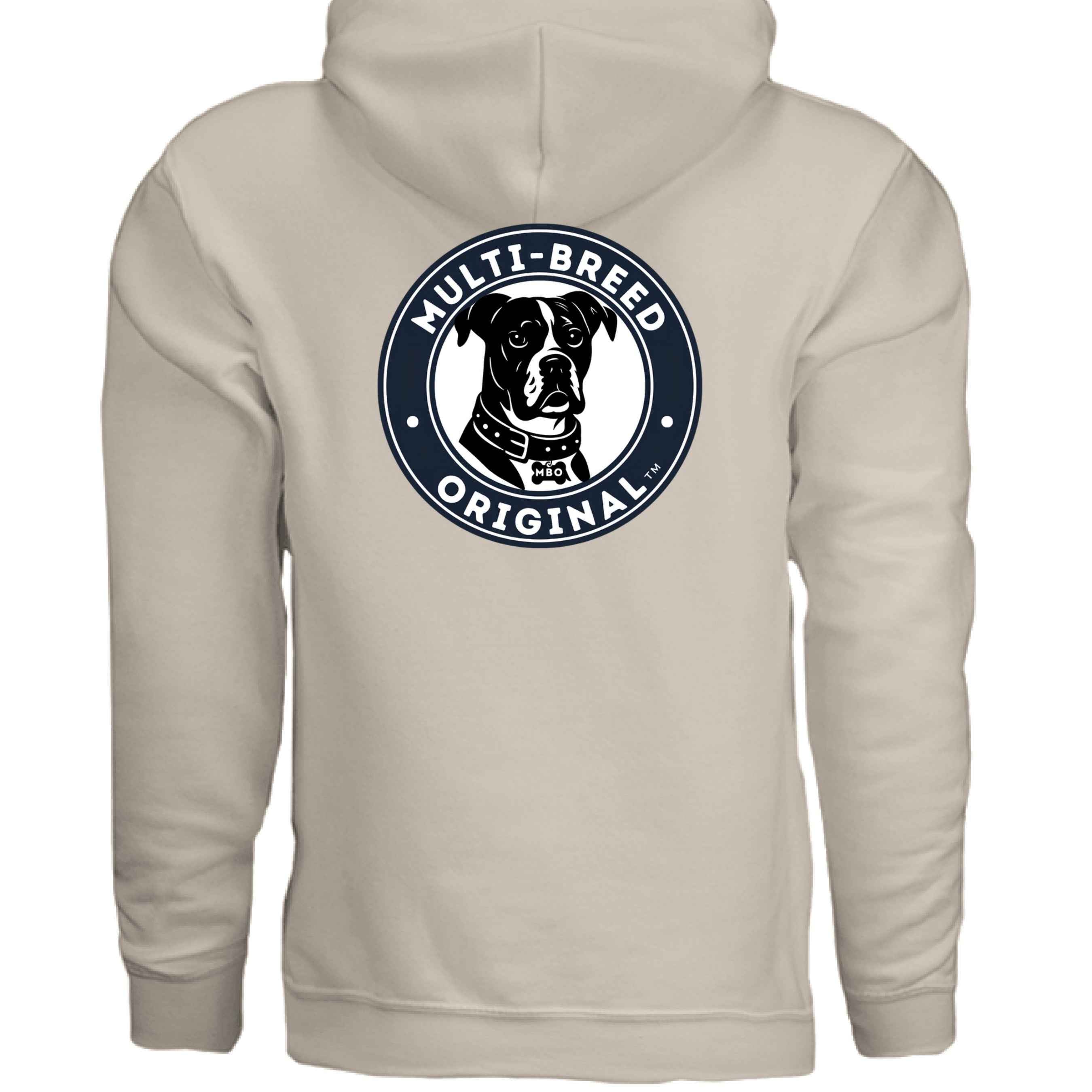 Men's Dog Hoodie - Cozy Fleece Graphic Print Sweatshirt for Dog Lovers