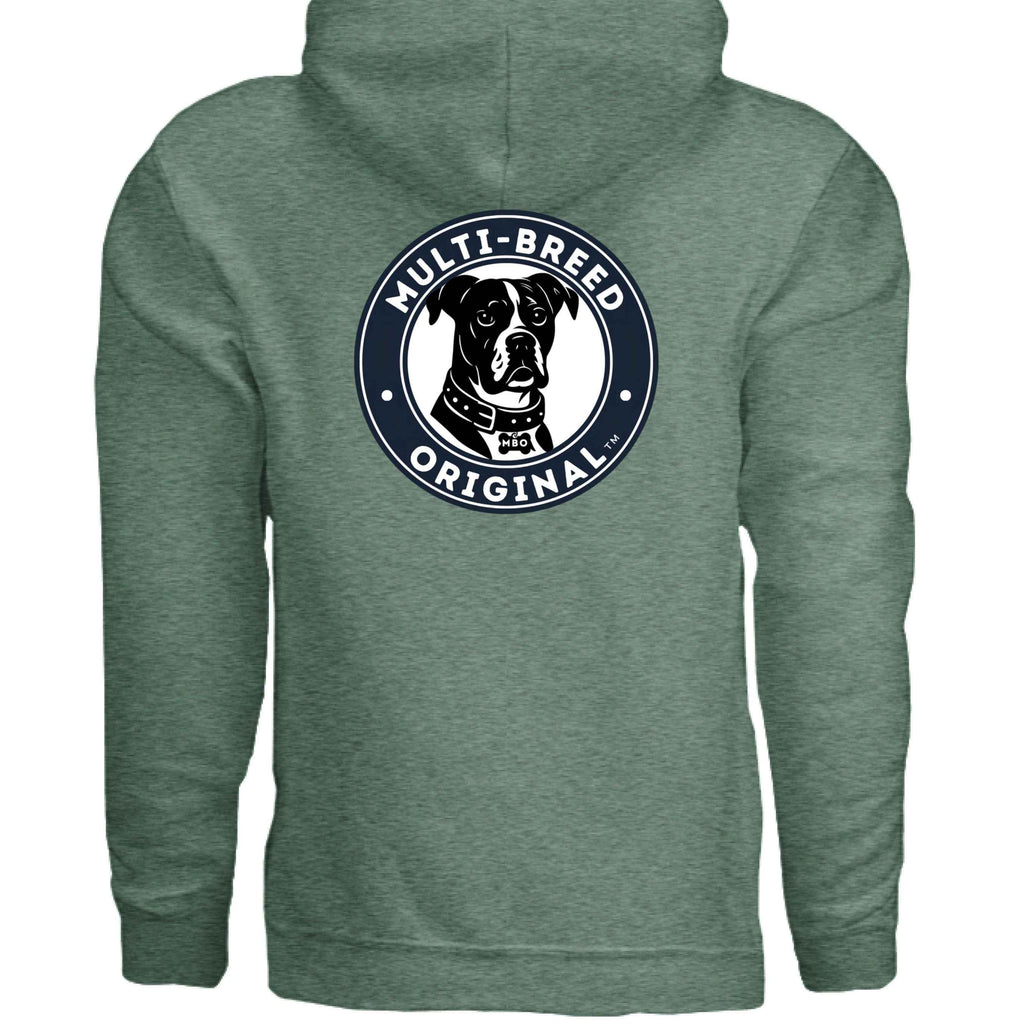 Men's Dog Hoodie - Cozy Fleece Graphic Print Sweatshirt for Dog Lovers