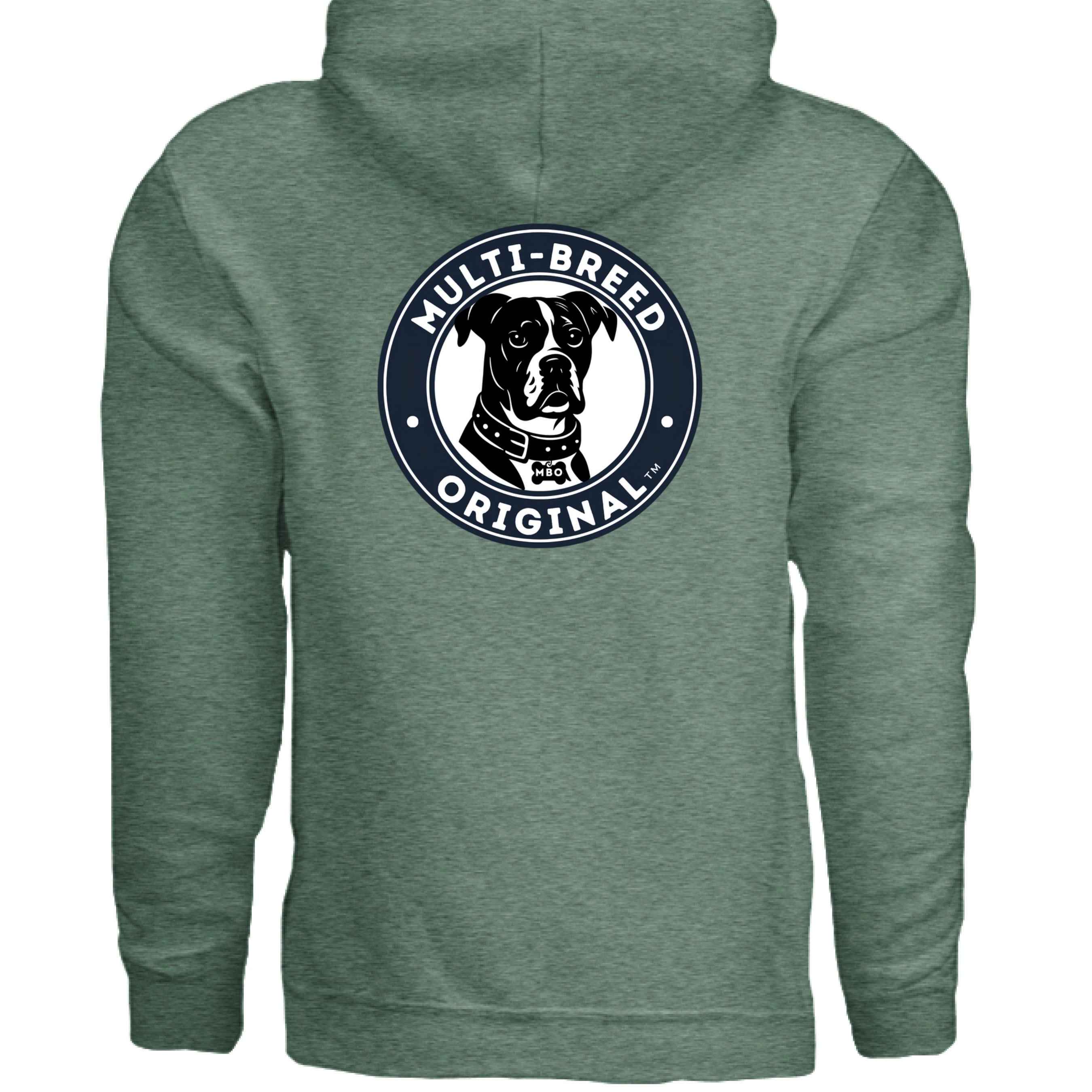 Men's Dog Hoodie - Cozy Fleece Graphic Print Sweatshirt for Dog Lovers