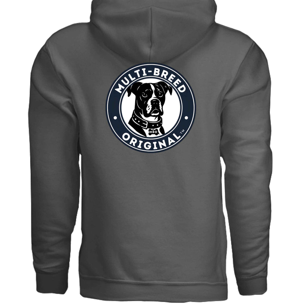 Men's Dog Hoodie - Cozy Fleece Graphic Print Sweatshirt for Dog Lovers