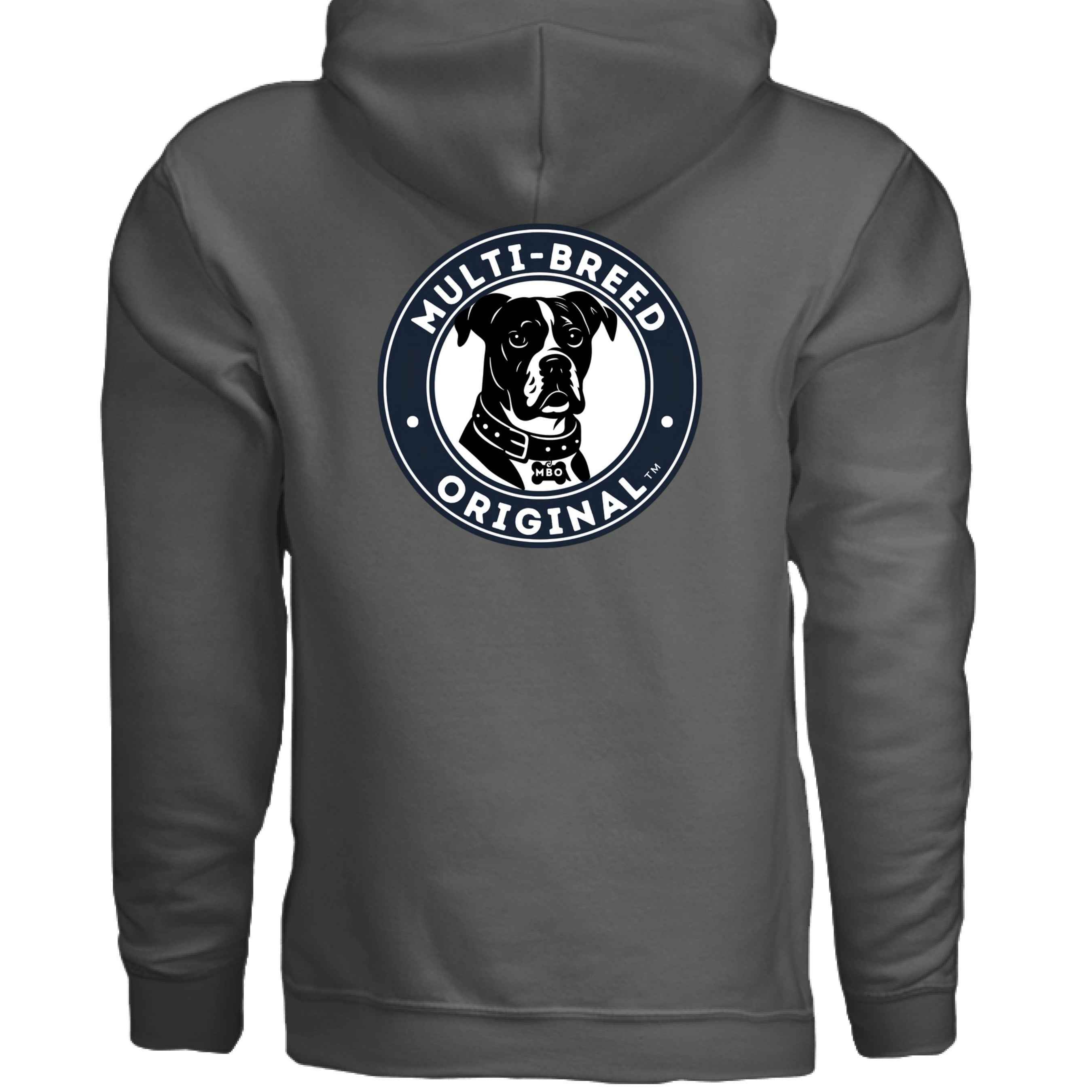 Men's Dog Hoodie - Cozy Fleece Graphic Print Sweatshirt for Dog Lovers