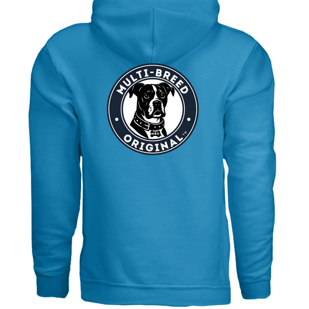Men's Dog Hoodie - Cozy Fleece Graphic Print Sweatshirt for Dog Lovers
