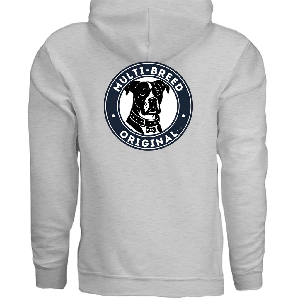 Men's Dog Hoodie - Cozy Fleece Graphic Print Sweatshirt for Dog Lovers