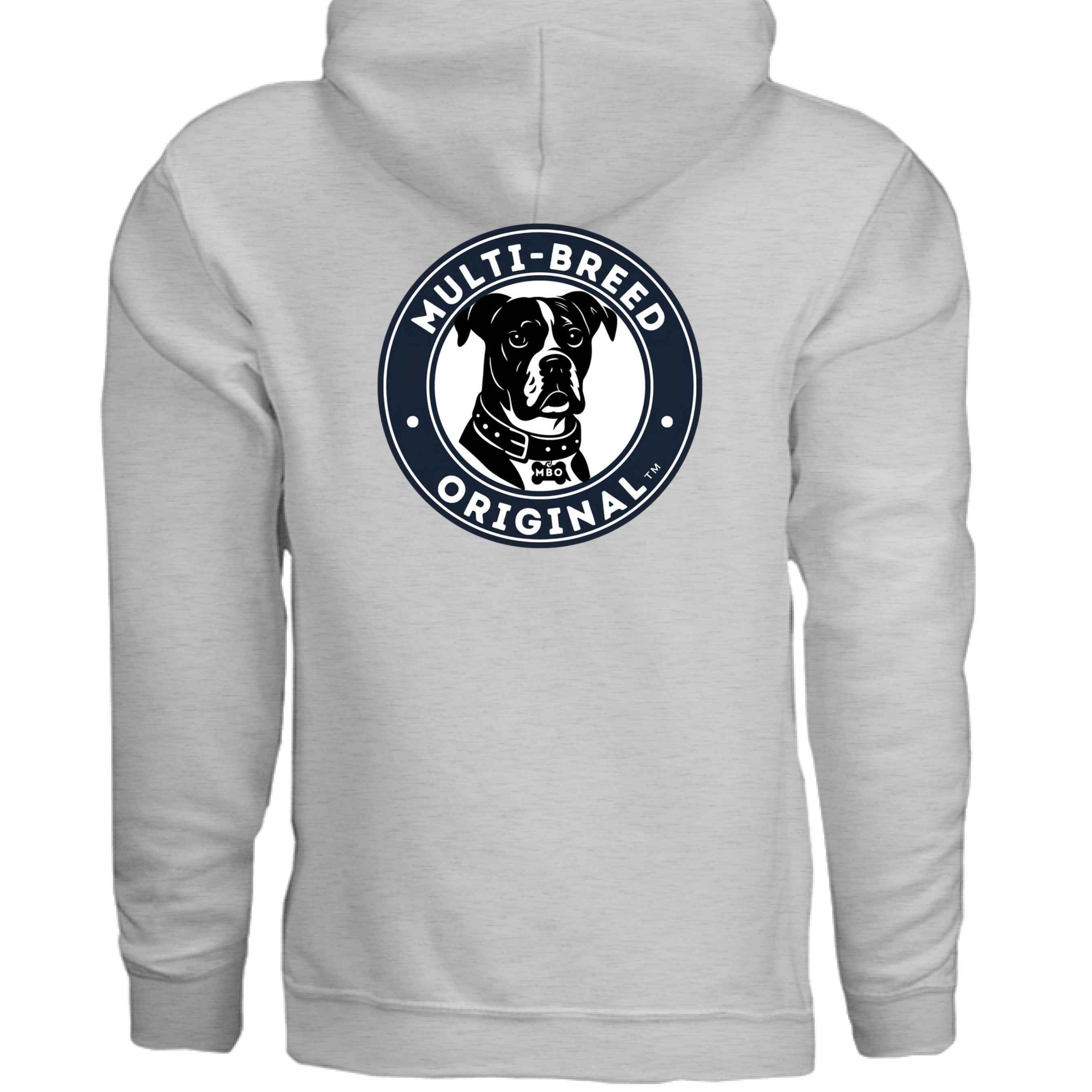 Men's Dog Hoodie - Cozy Fleece Graphic Print Sweatshirt for Dog Lovers