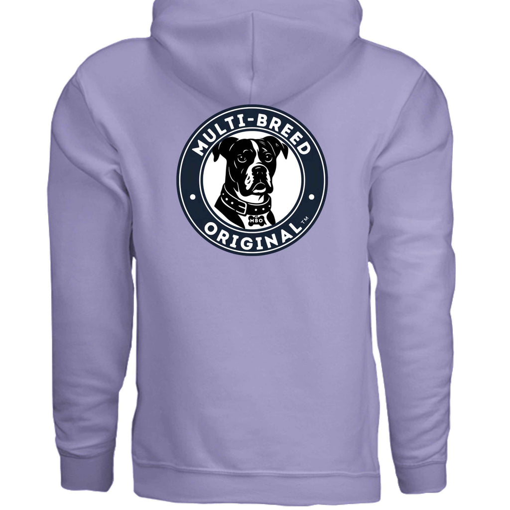 Men's Dog Hoodie - Cozy Fleece Graphic Print Sweatshirt for Dog Lovers