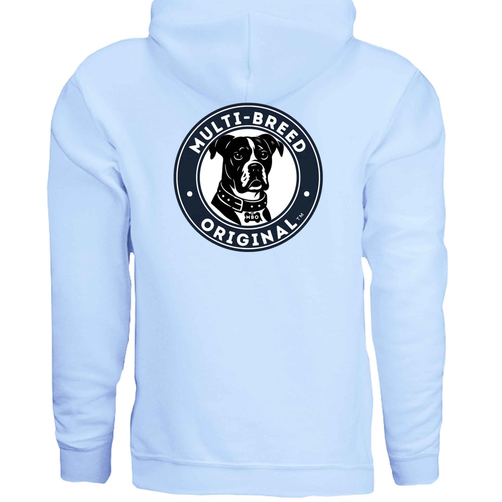 Men's Dog Hoodie - Cozy Fleece Graphic Print Sweatshirt for Dog Lovers