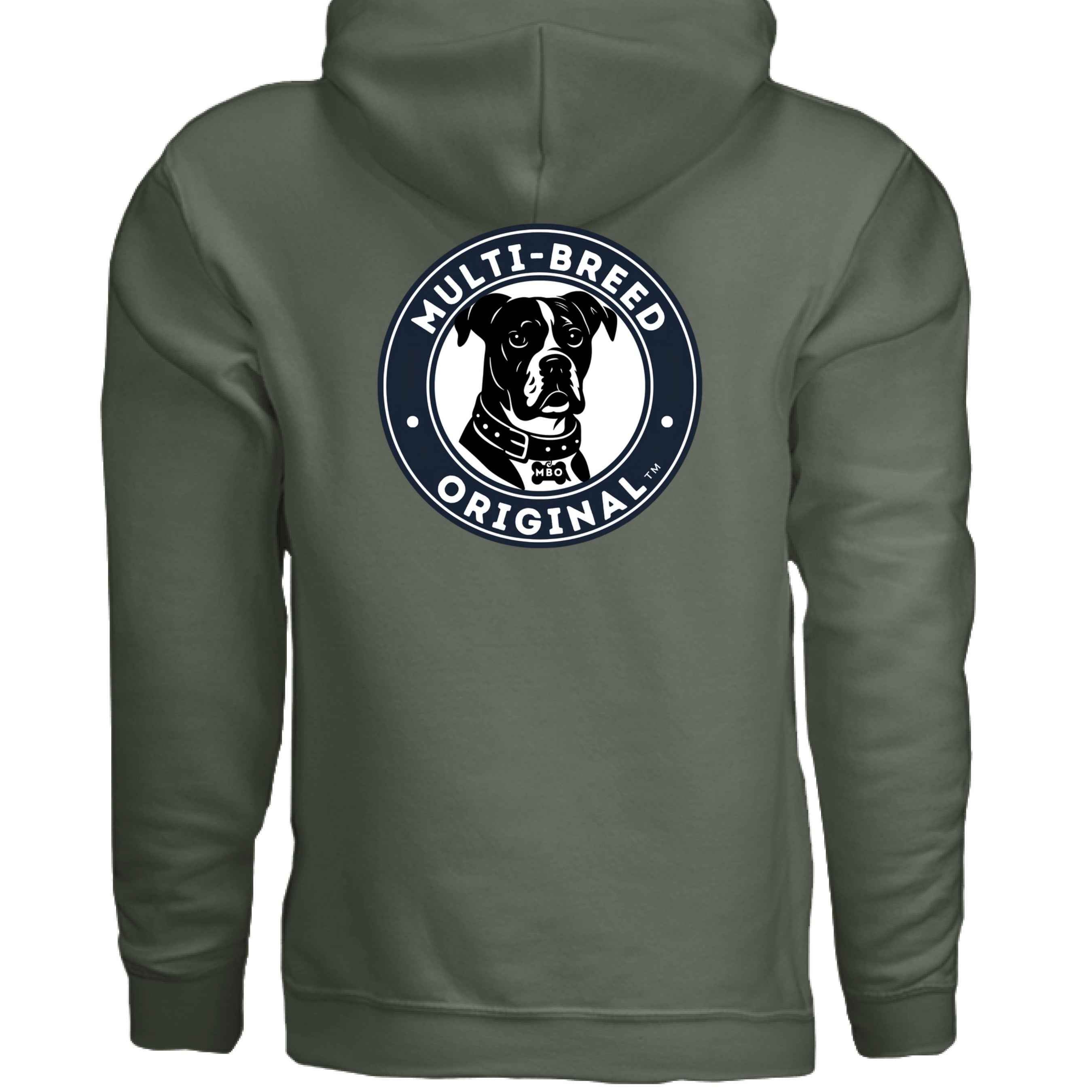 Men's Dog Hoodie - Cozy Fleece Graphic Print Sweatshirt for Dog Lovers