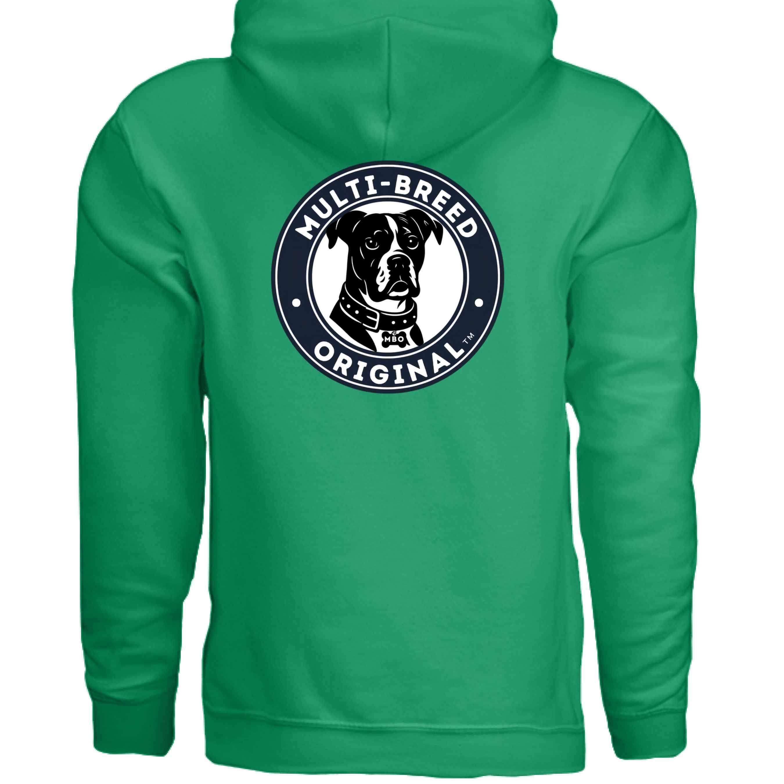Men's Dog Hoodie - Cozy Fleece Graphic Print Sweatshirt for Dog Lovers